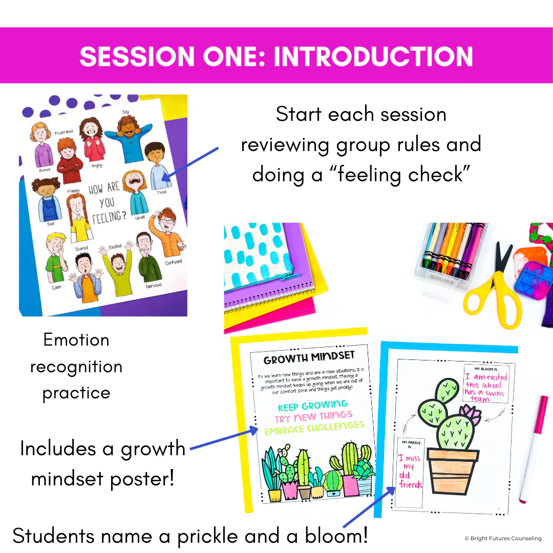 New Student Group - School Counseling Friendship Small Group for New Students - Image 9