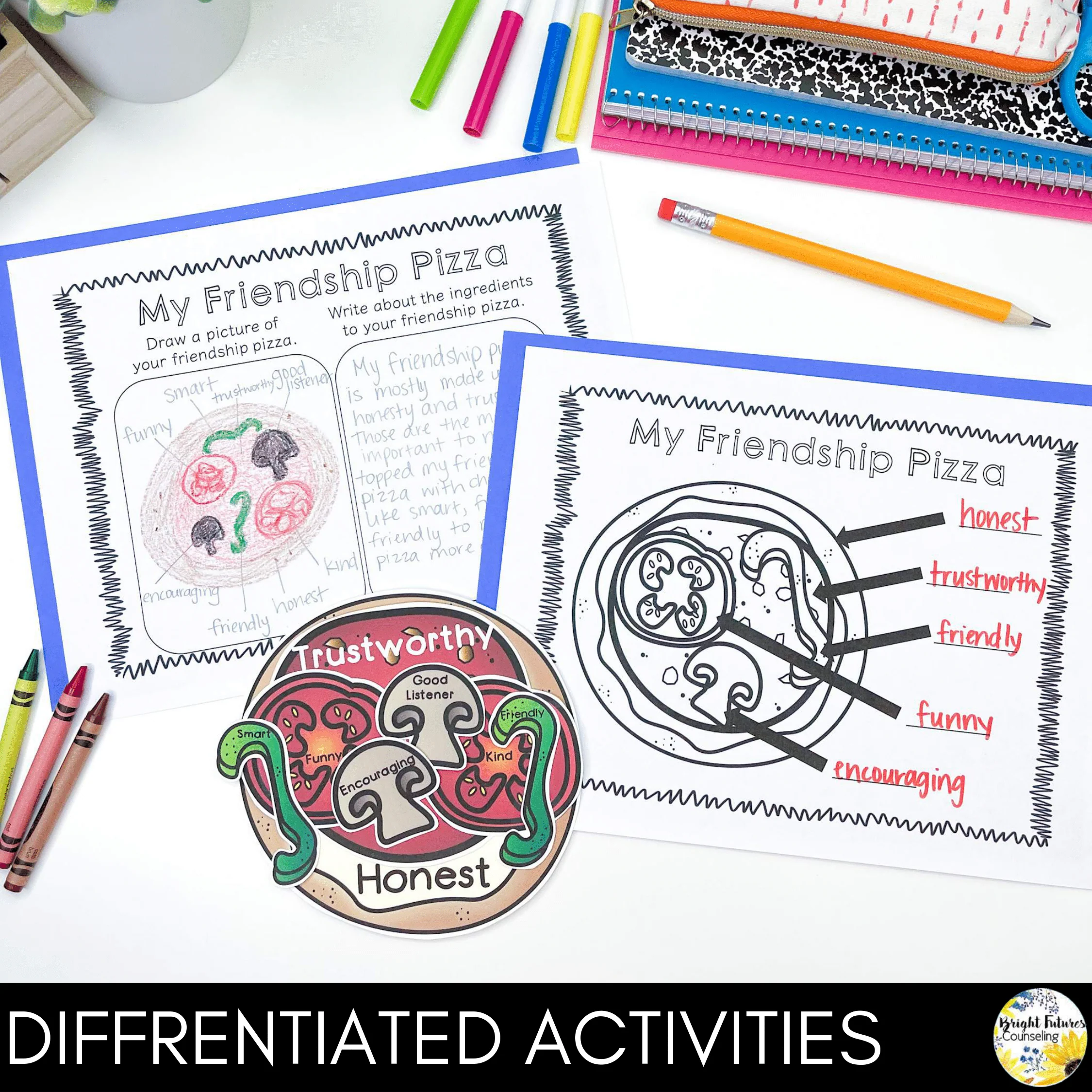 Friendship Activity SEL Craft - Social Emotional Learning Friendship Activities - Image 8