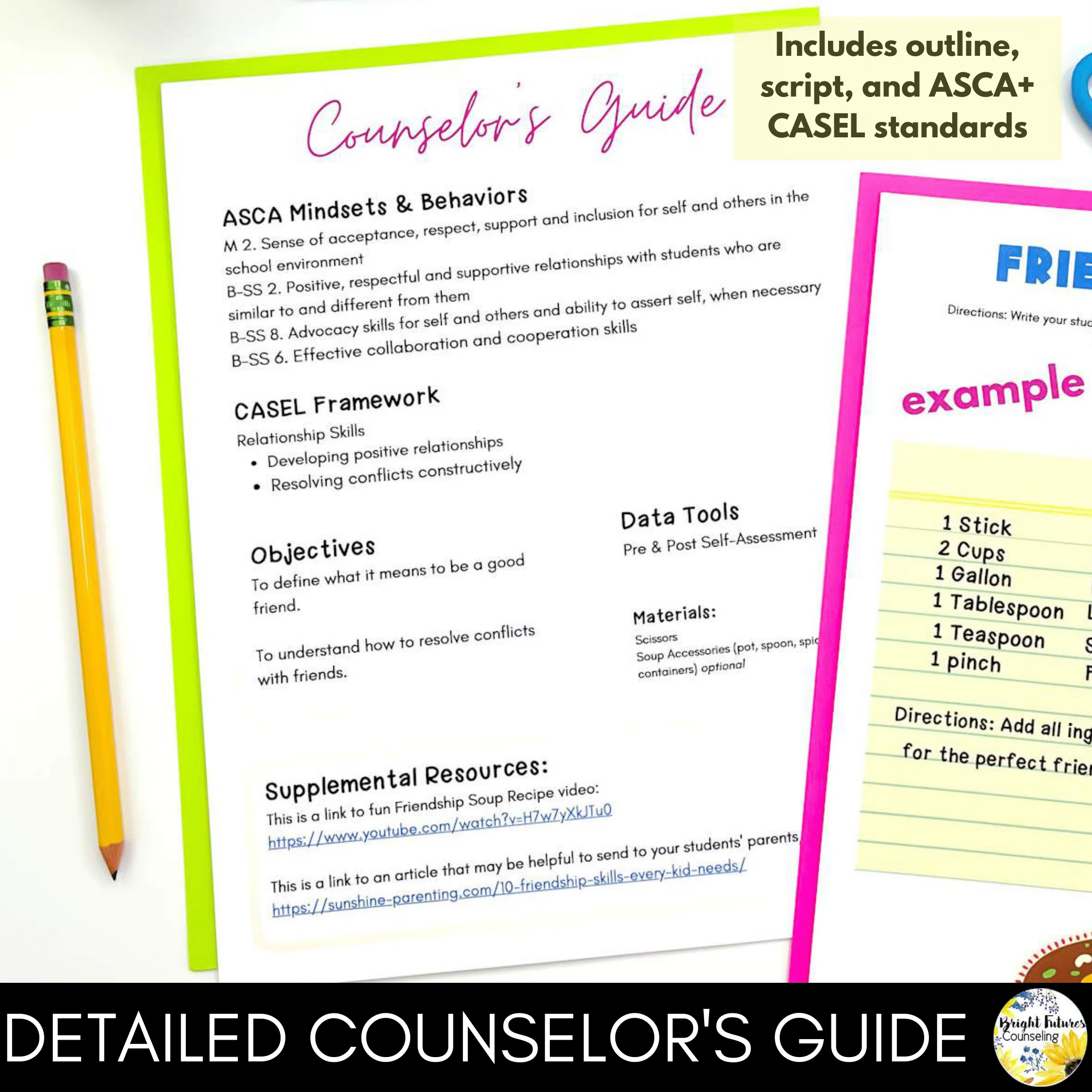 Friendship Skills Lesson for Social Emotional Learning and School Counseling - Image 2