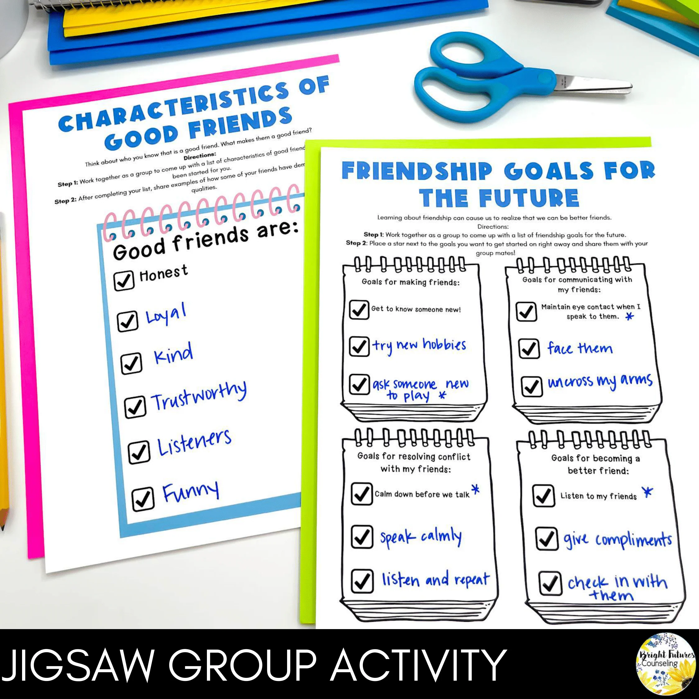 Friendship Skills Lesson for Social Emotional Learning and School Counseling - Image 6