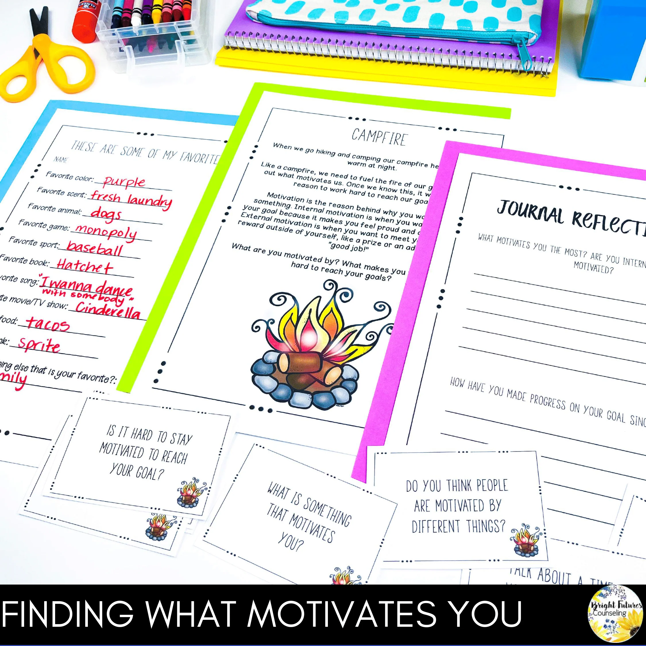 Goal Setting and Intrinsic Motivation Growth Mindset School Counseling Group - Image 14