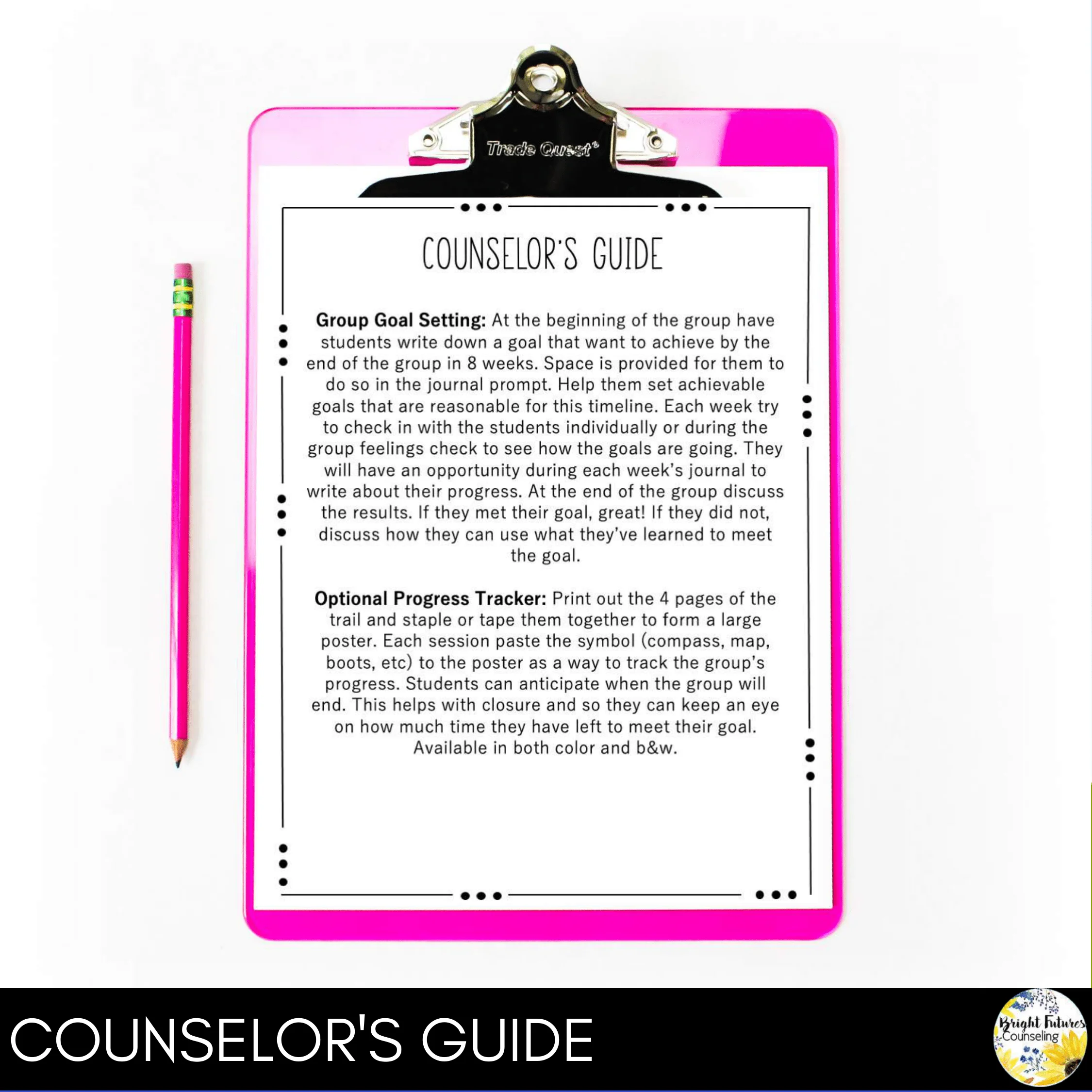 Goal Setting and Intrinsic Motivation Growth Mindset School Counseling Group - Image 3