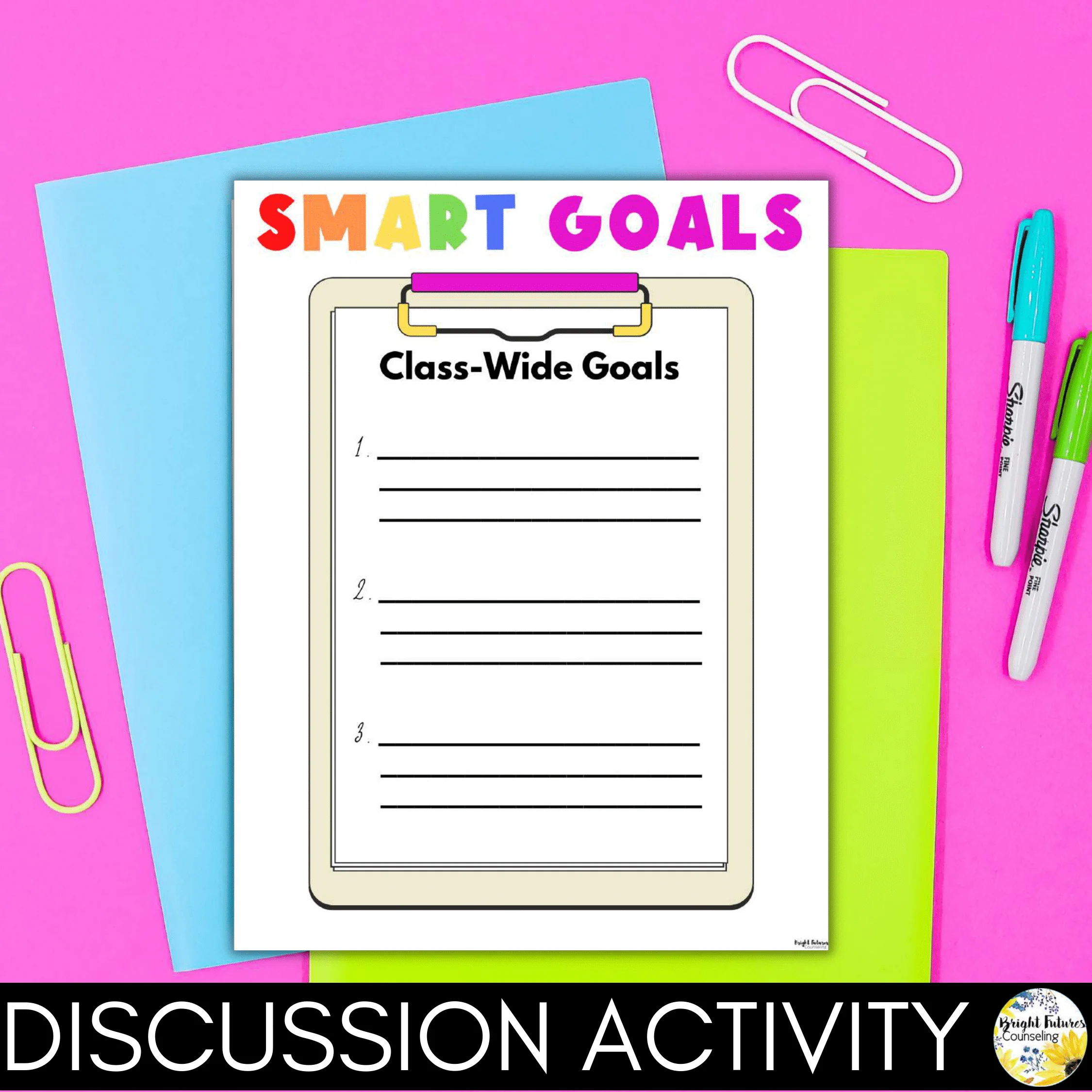 Goal Setting Lesson for Social Emotional Learning & Elementary School Counseling - Image 5