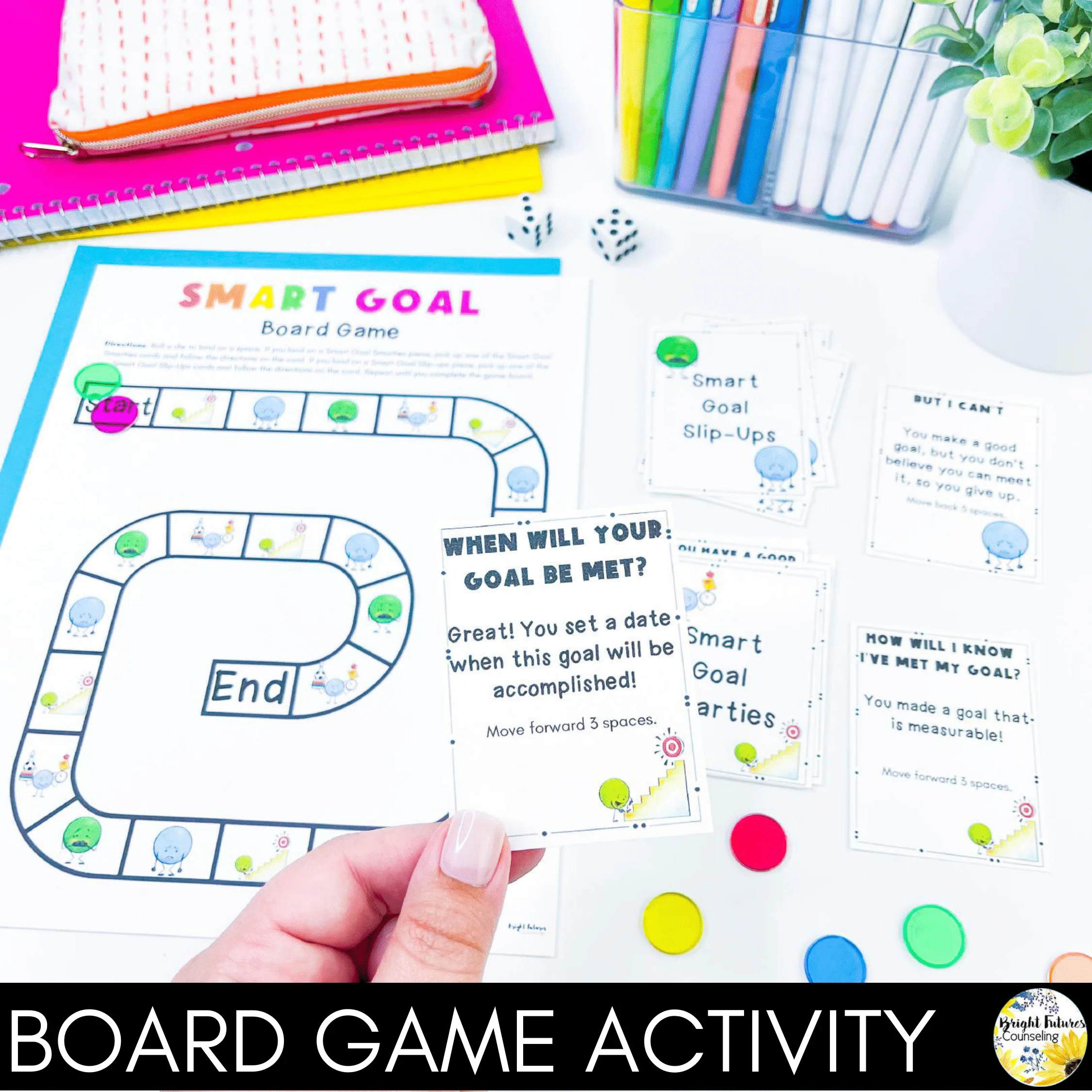Goal Setting Lesson for Social Emotional Learning & Elementary School Counseling - Image 7