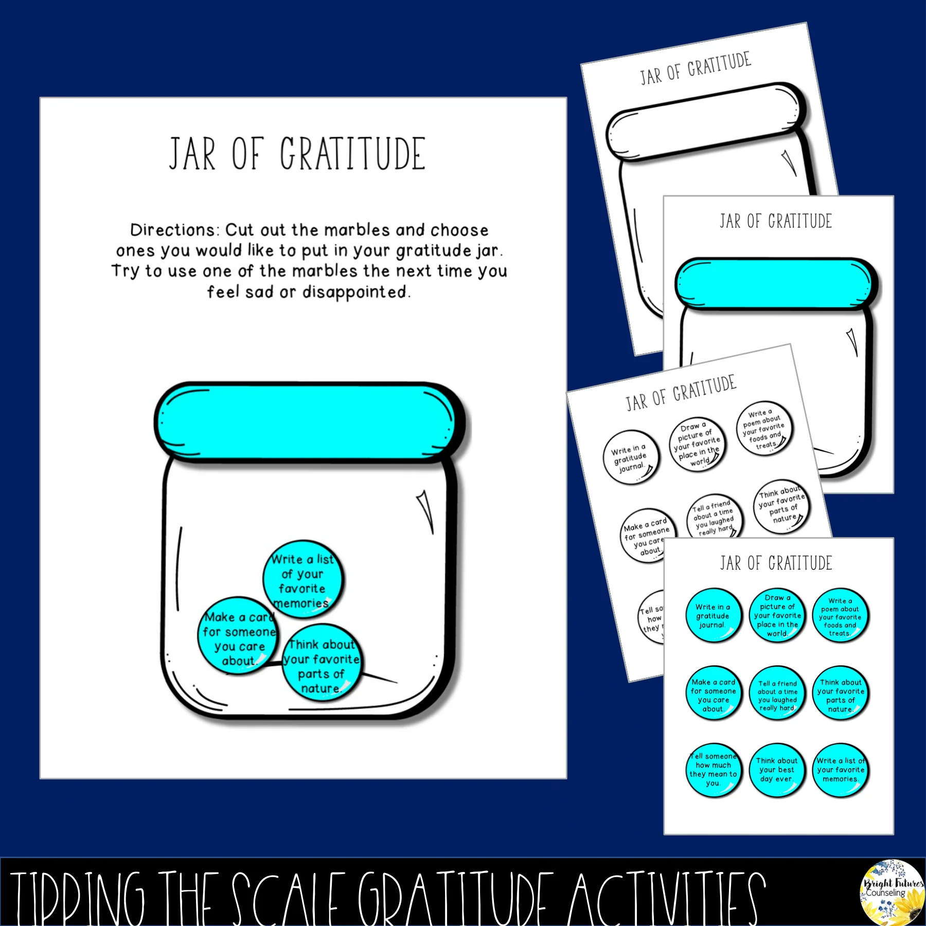 Gratitude Bundle - Year Round and Thanksgiving Themed Gratitude Activities - Image 6