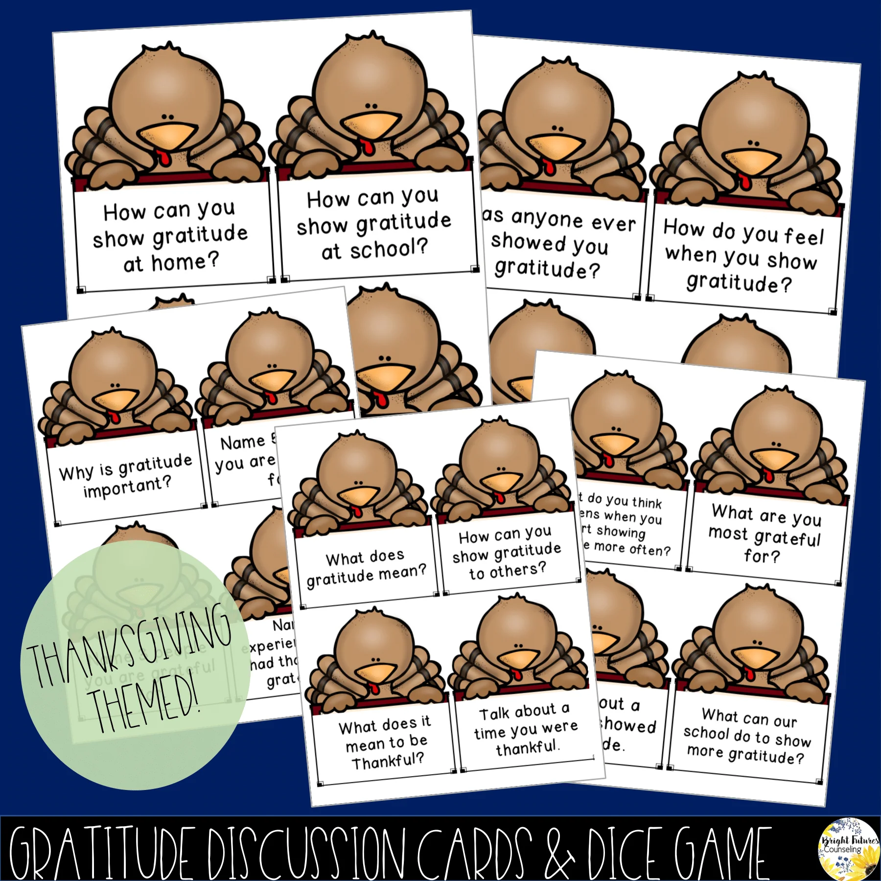 Gratitude Bundle - Year Round and Thanksgiving Themed Gratitude Activities - Image 8