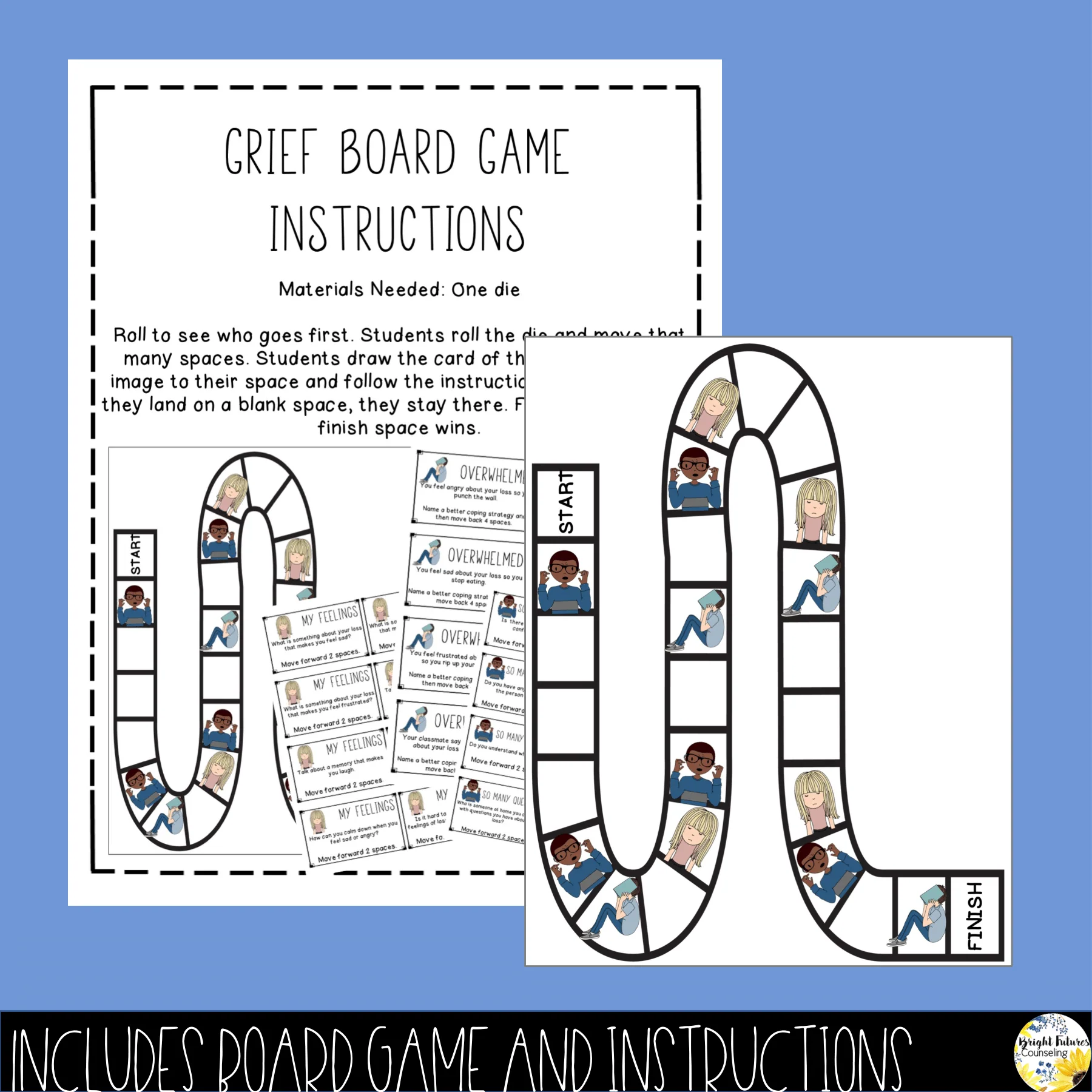 Grief Board Game with Print and Digital Version - Image 2
