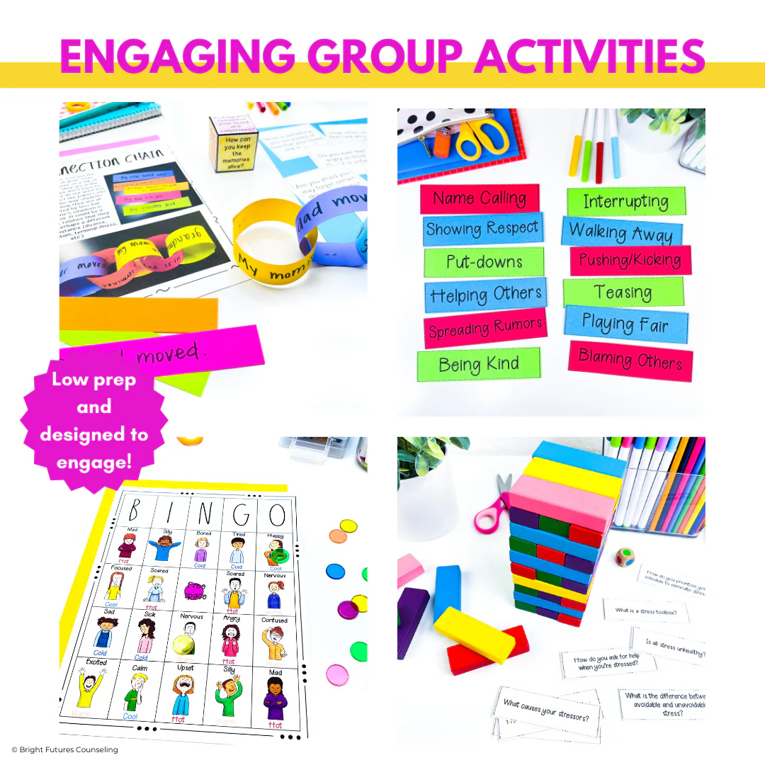 School Counseling Curriculum: 20 Research-based and Ready to Use Small Groups - Image 9