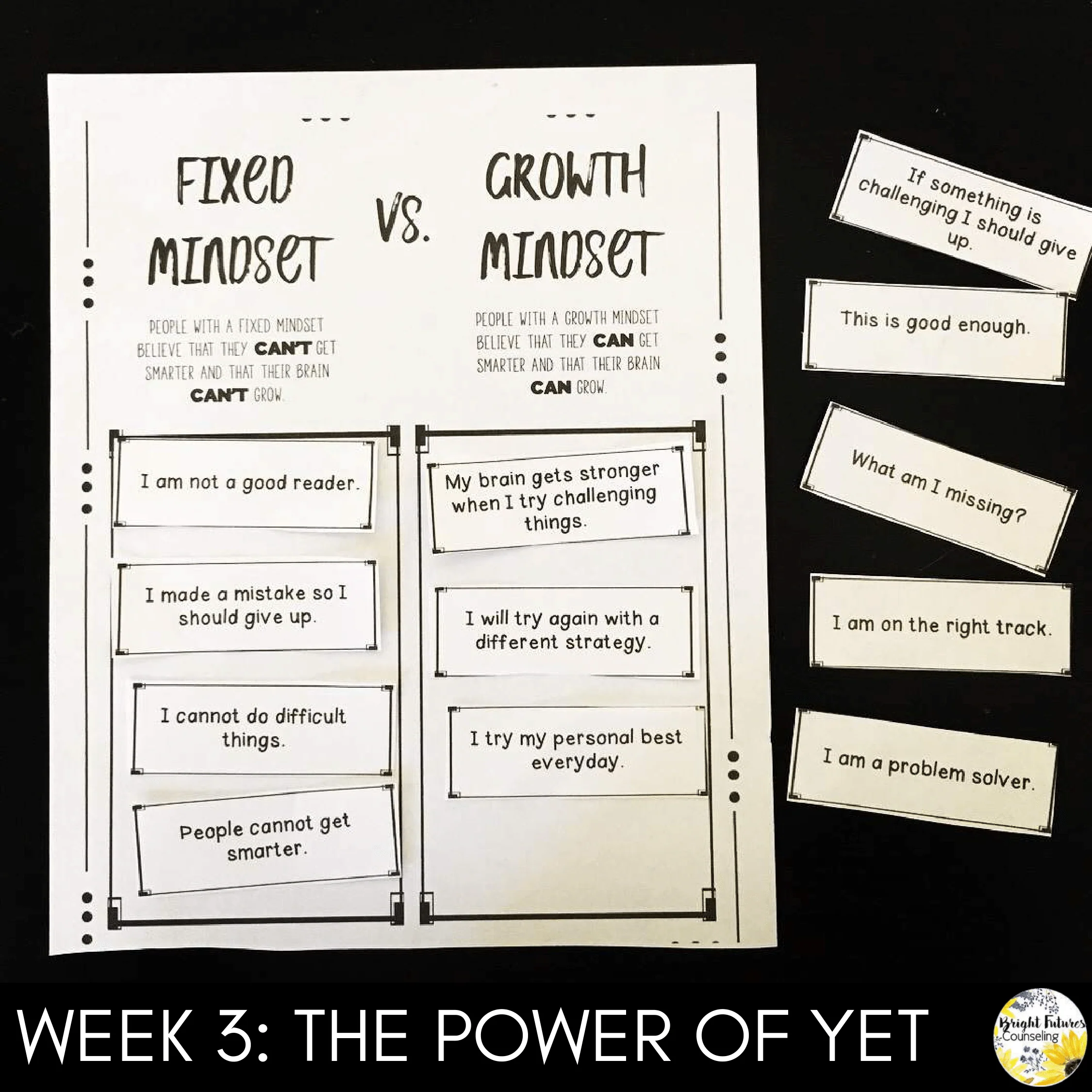 Growth Mindset vs. Fixed Mindset Comprehensive 5-Week School Counseling Group - Image 10