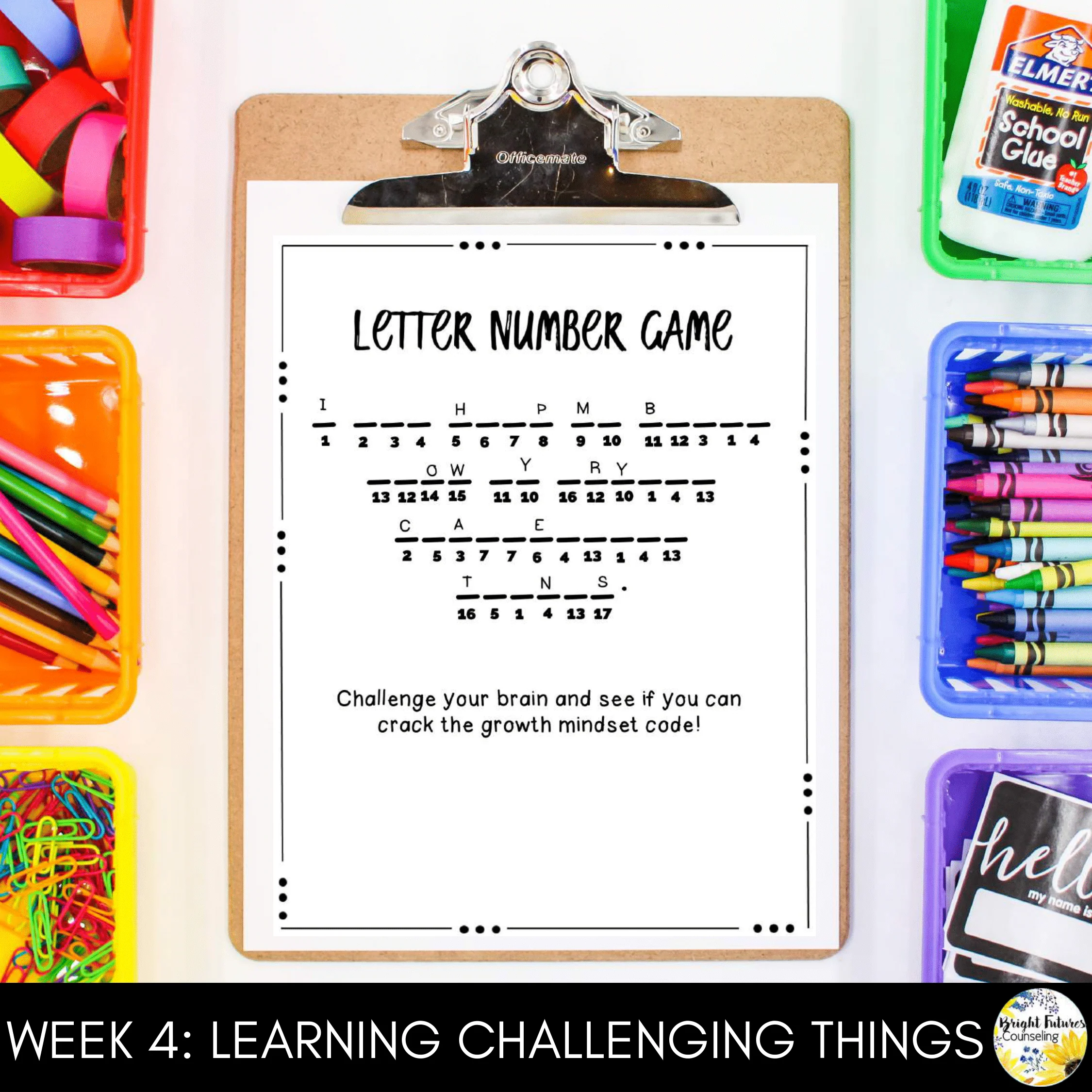 Growth Mindset vs. Fixed Mindset Comprehensive 5-Week School Counseling Group - Image 11