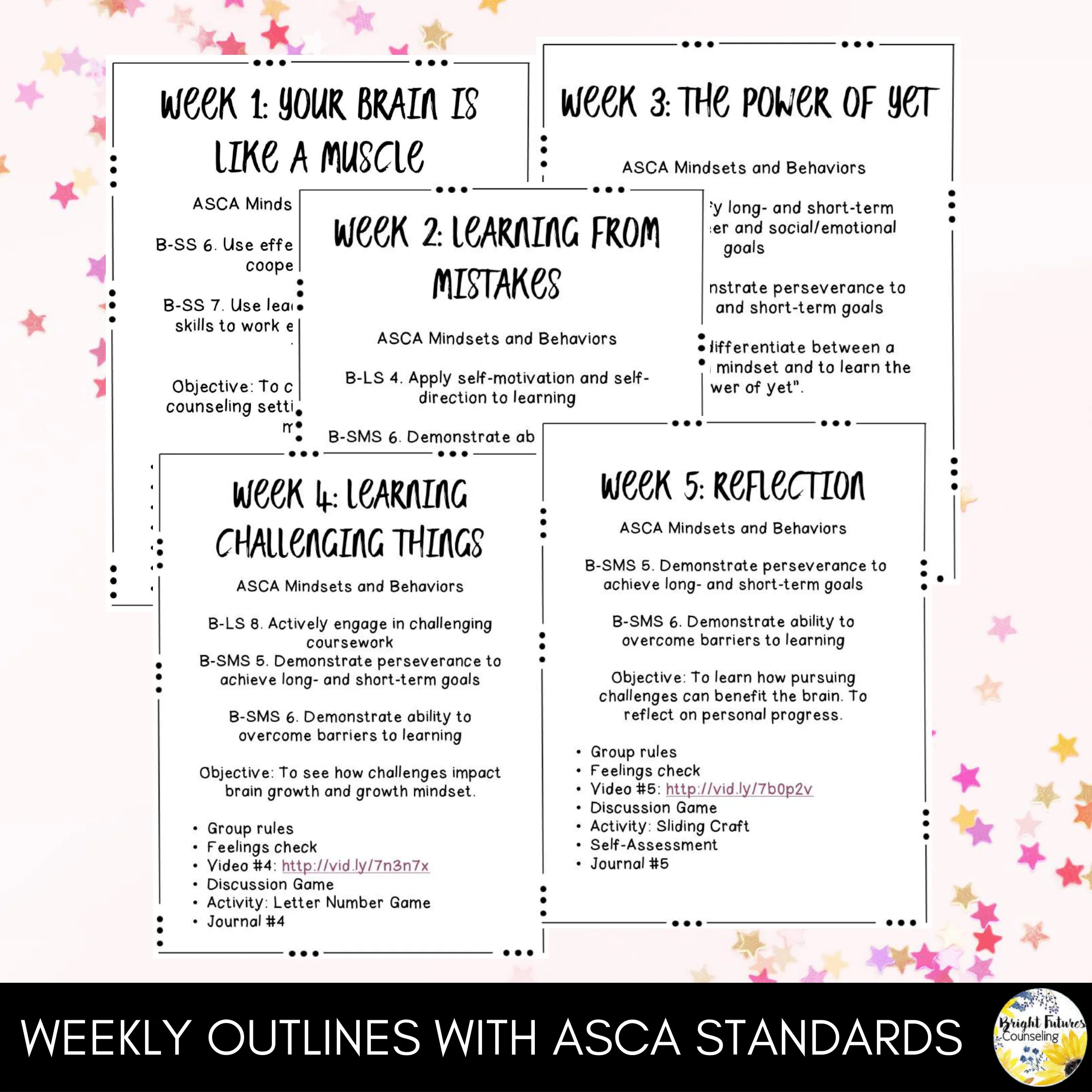 Growth Mindset vs. Fixed Mindset Comprehensive 5-Week School Counseling Group - Image 6
