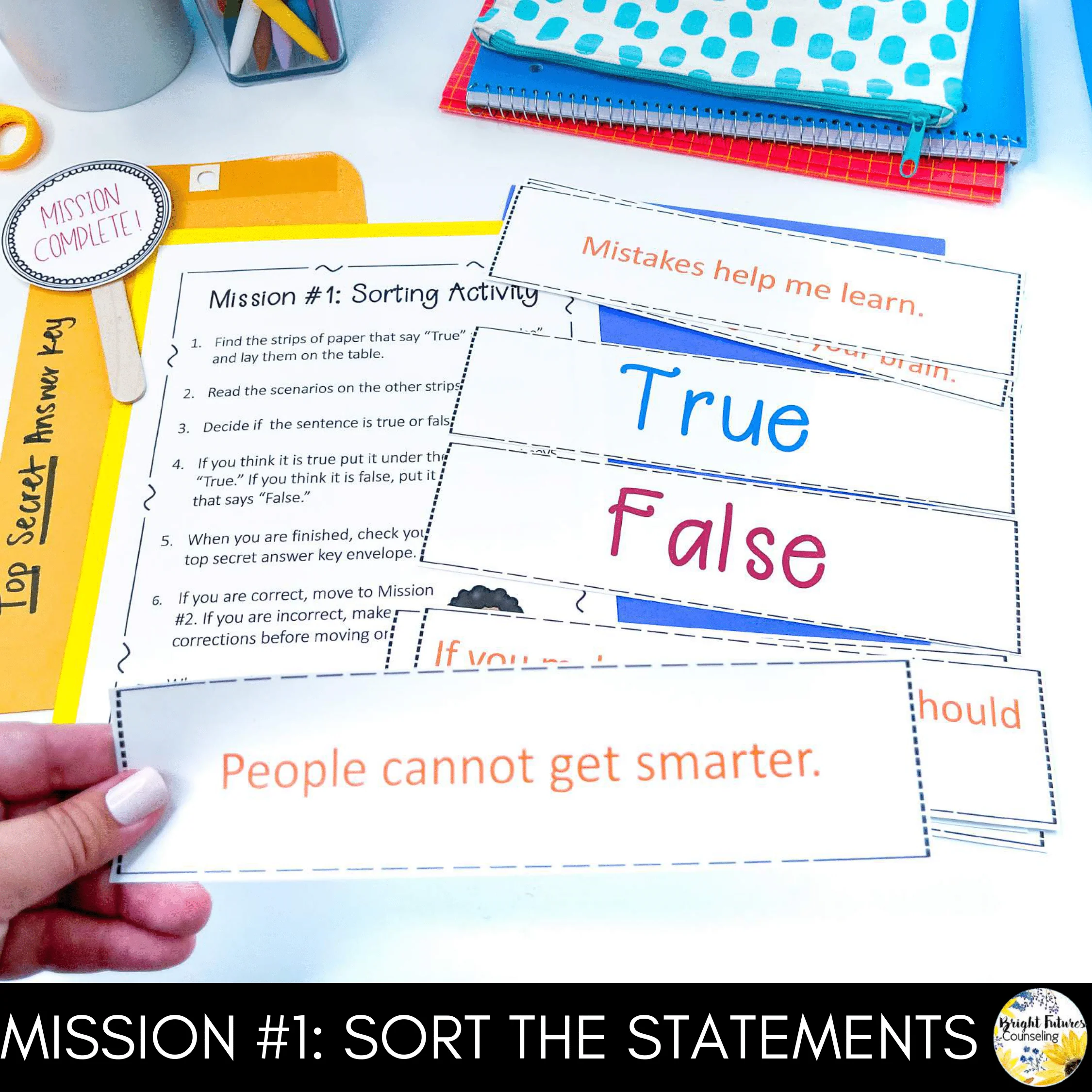 Interactive Growth Mindset Escape Room Class Lesson: Growth vs. Fixed Mindset - Image 6