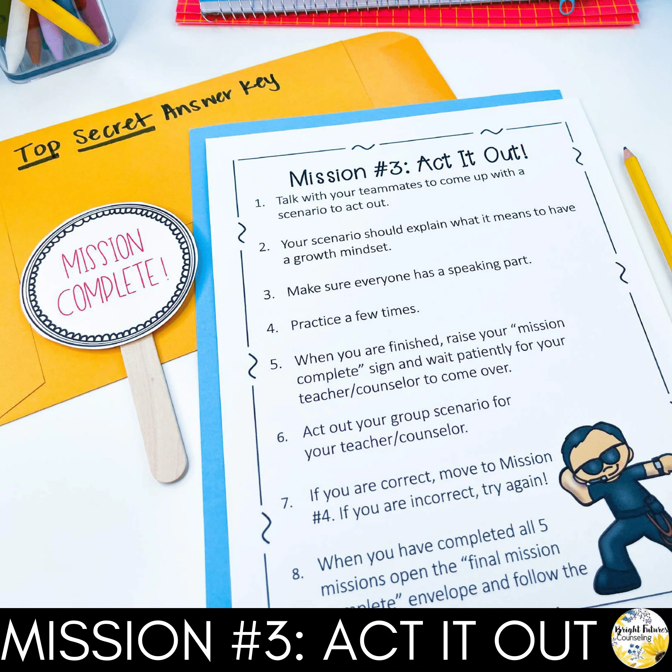 Interactive Growth Mindset Escape Room Class Lesson: Growth vs. Fixed Mindset - Image 8