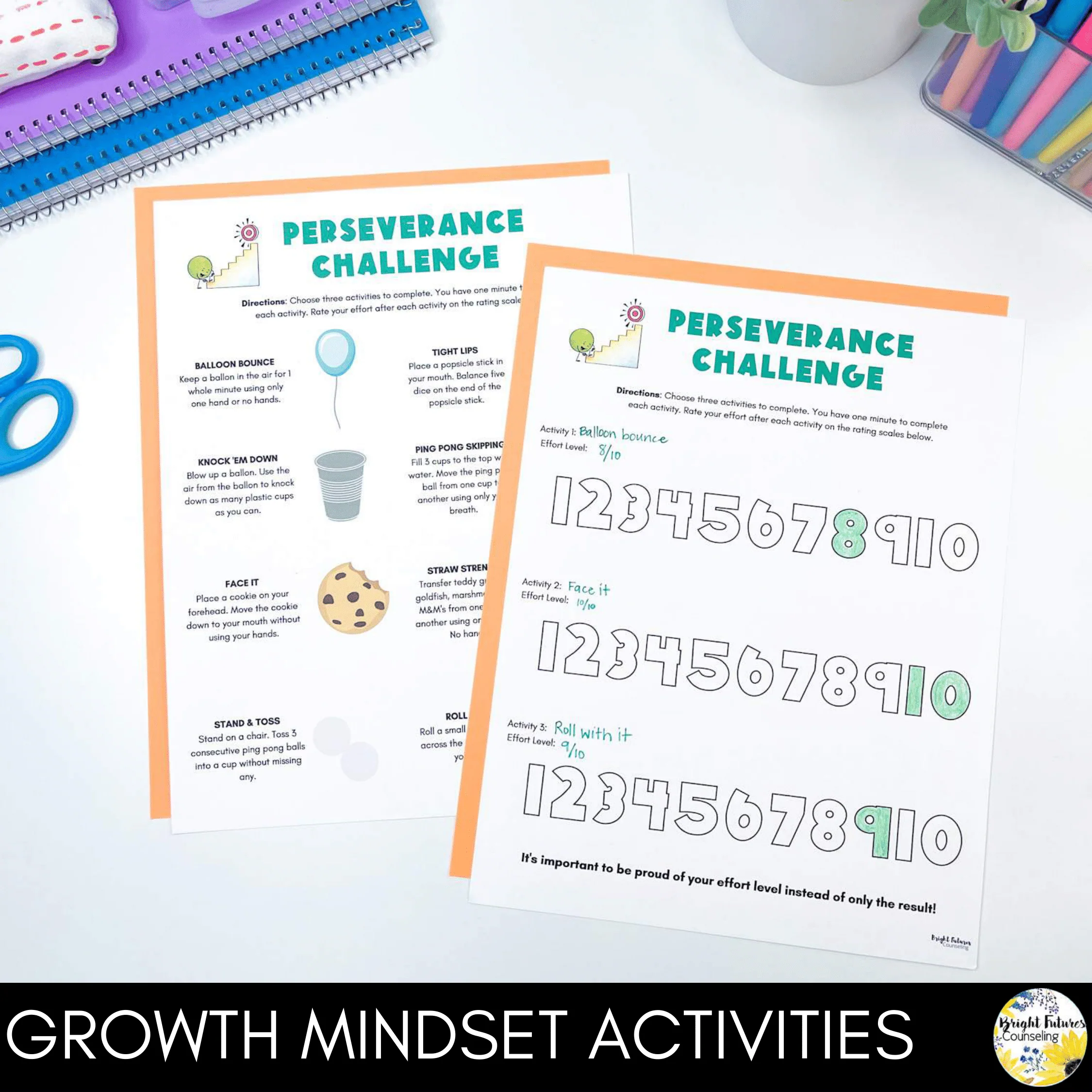 Growth Mindset Individual Counseling Curriculum | Strategies and Data Tracking - Image 6
