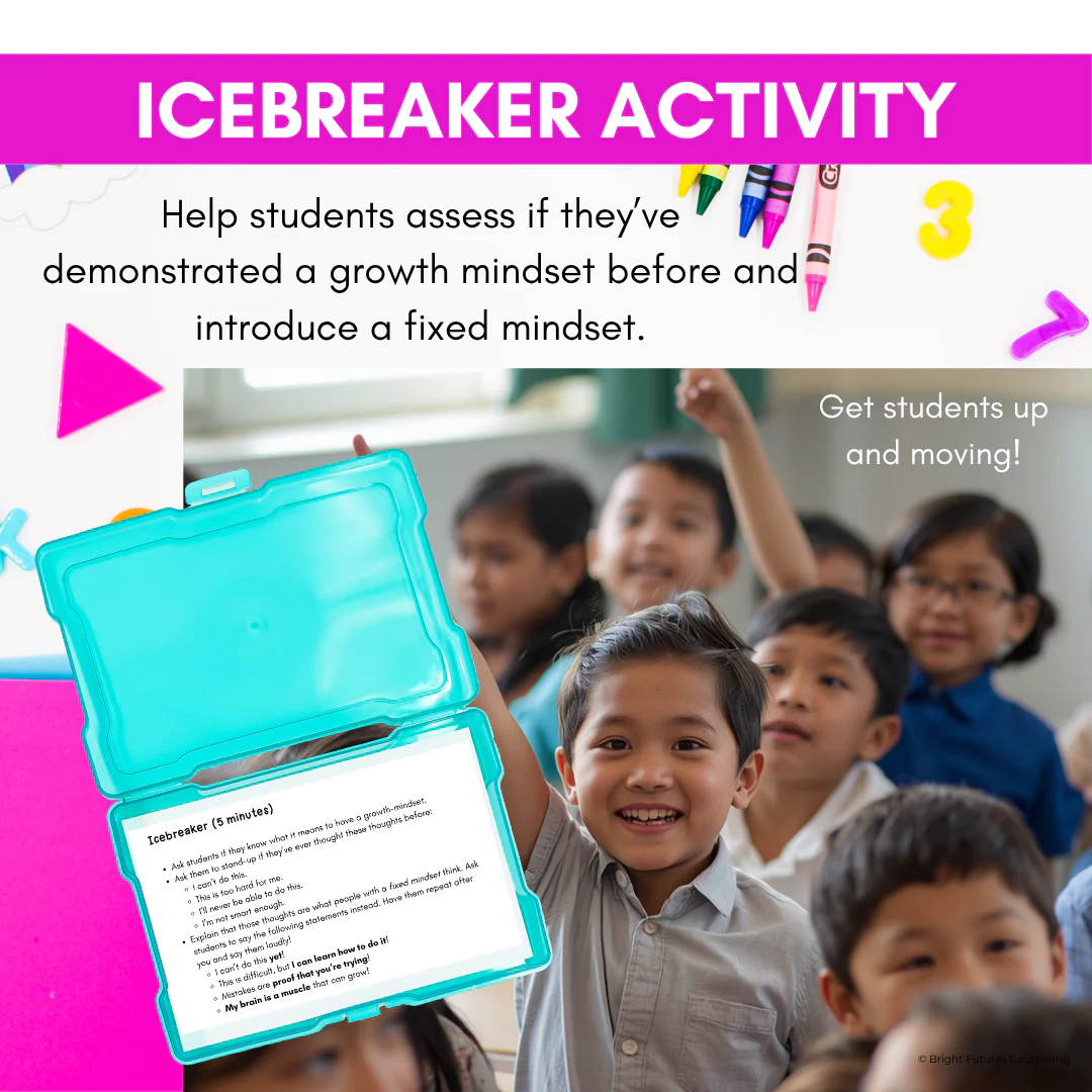 Growth Mindset Primary School Counseling & SEL Lesson- Growth Mindset Activities - Image 8