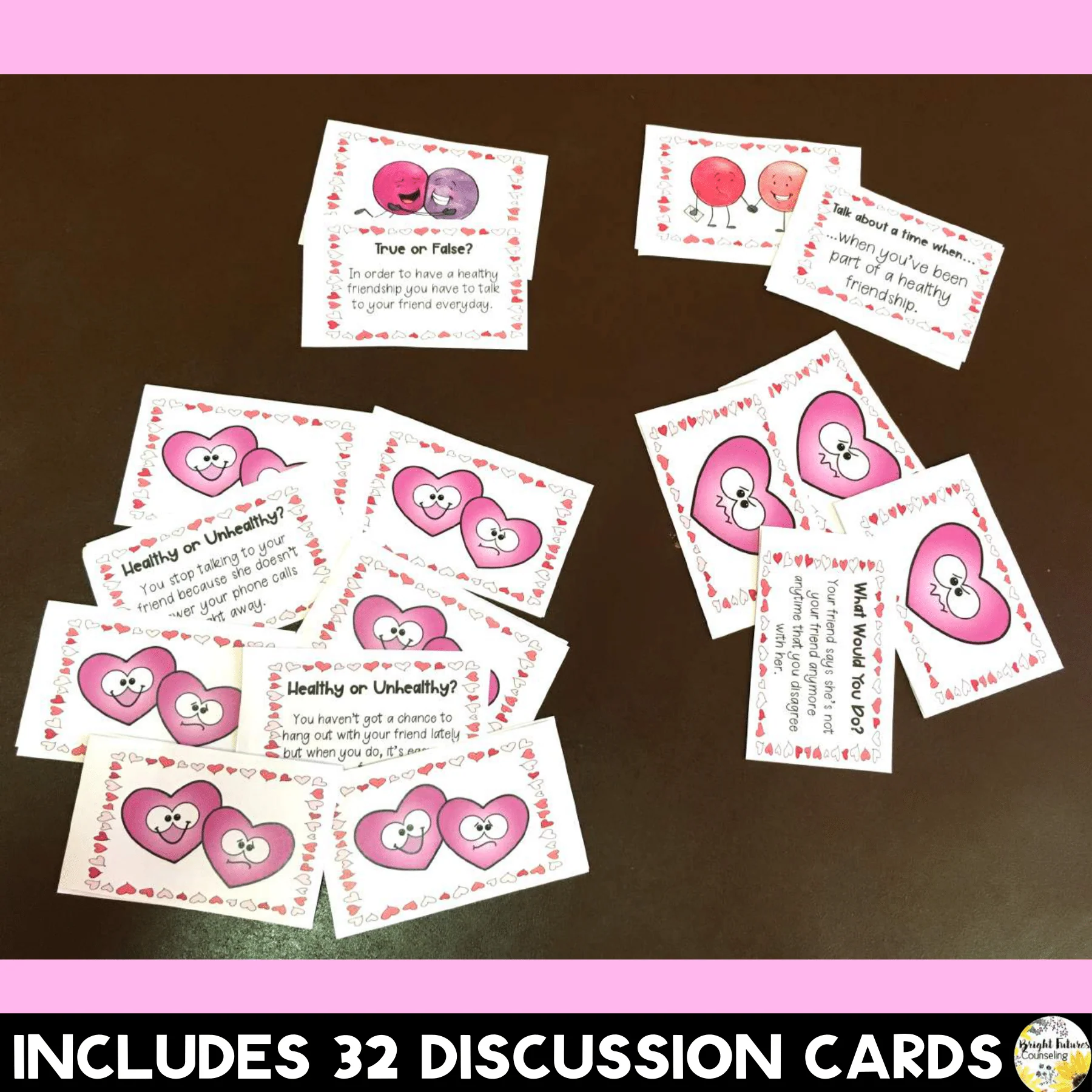 Healthy vs. Unhealthy Friendships and Relationships Valentine's Discussion Cards - Image 4