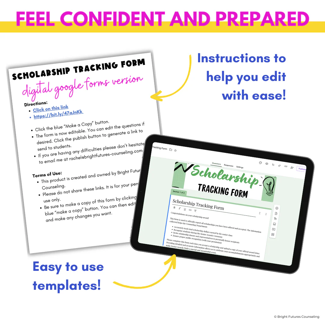 High School Counseling Scholarship Tracker - Tools for High School Counselors - Image 3