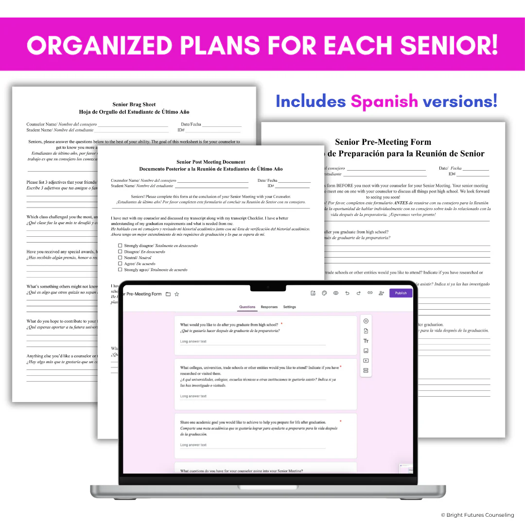 High School Senior Meeting Toolkit - Tools for High School Counselors - Image 6