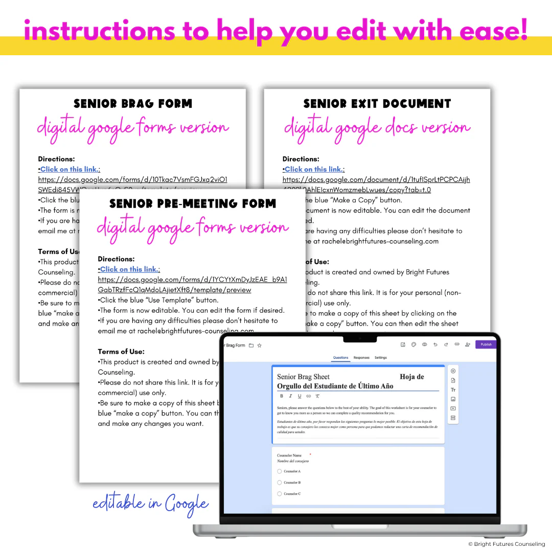 High School Senior Meeting Toolkit - Tools for High School Counselors - Image 7