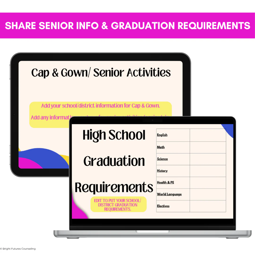 High School Senior Parent Night Presentation - Tools for High School Counselors - Image 6