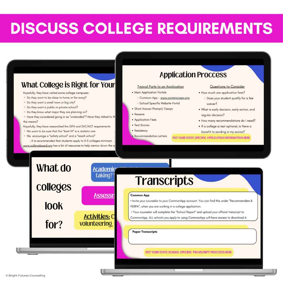 High School Senior Parent Night Presentation - Tools for High School Counselors - Image 8