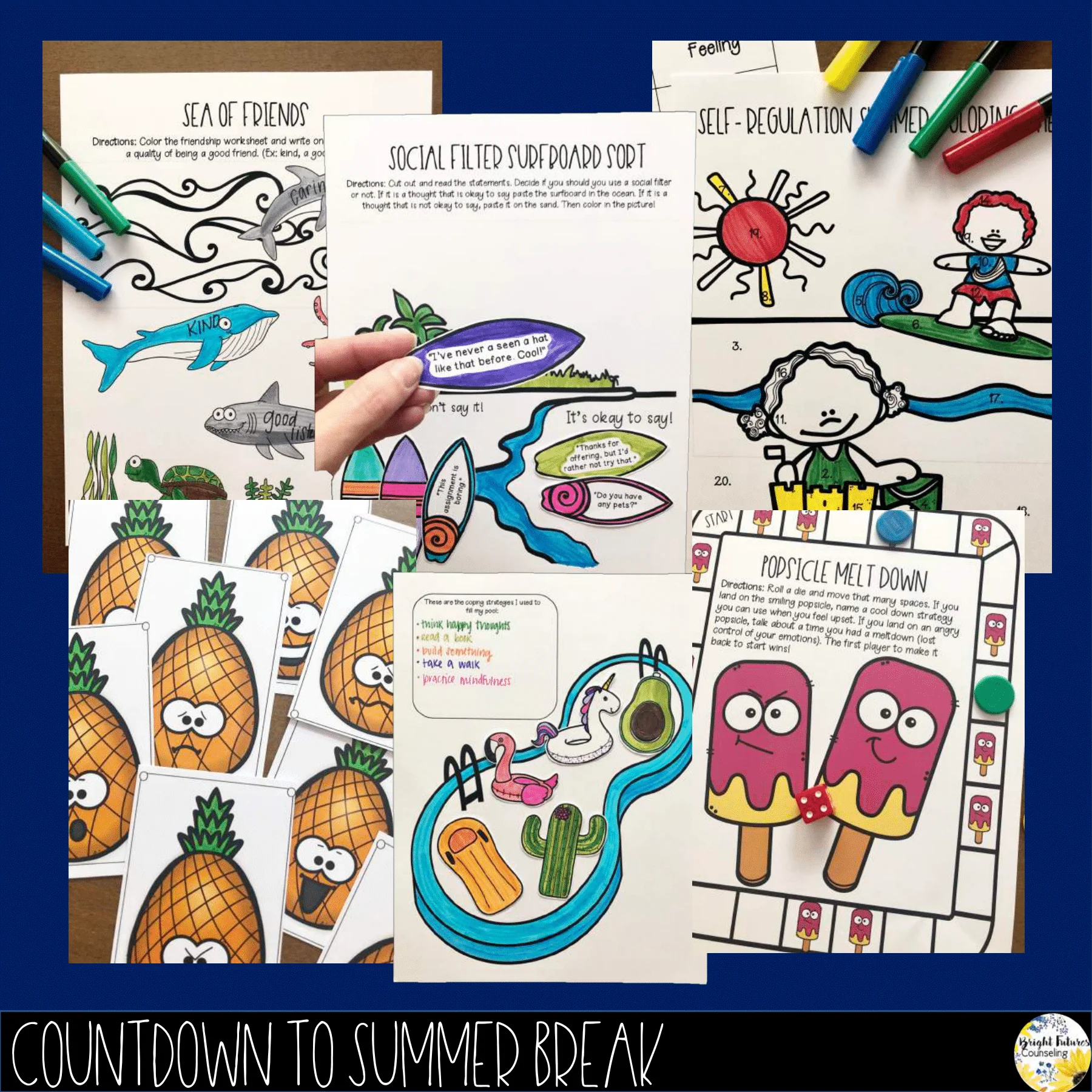 Holiday Break Countdown Bundle - 80 Seasonal School Counseling Activities - Image 6
