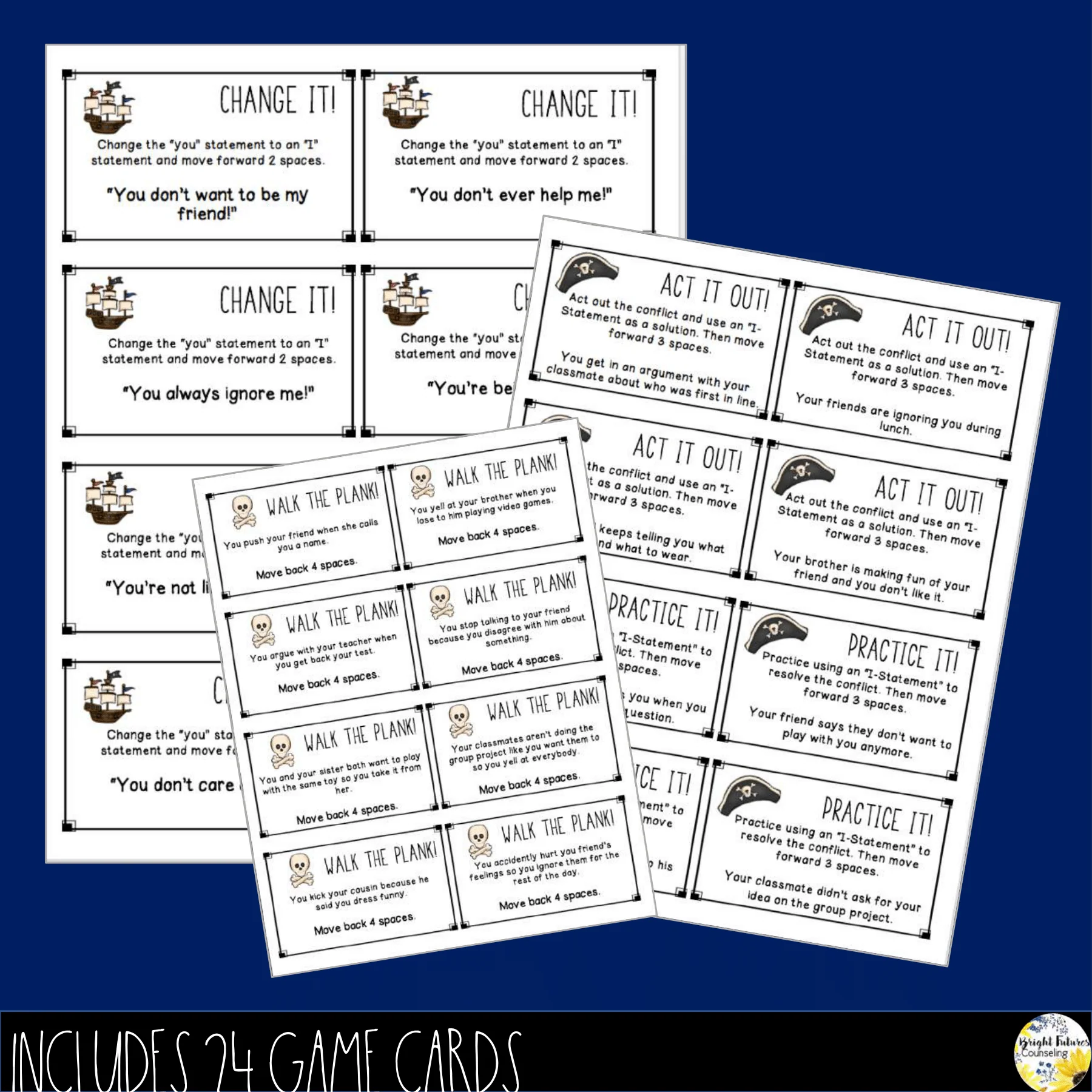 I-Statements School Counseling Board Game with Digital Version - Image 4