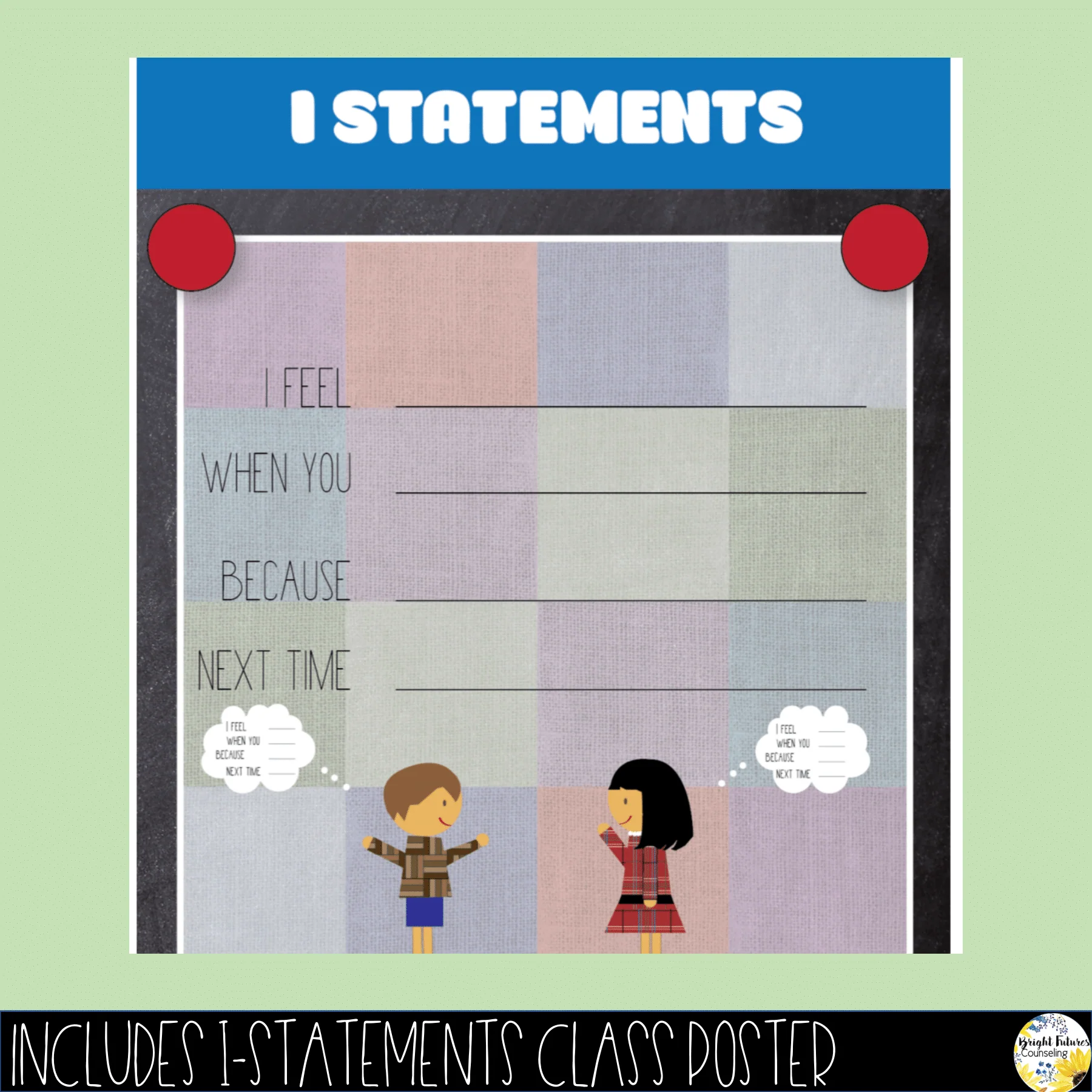 I-Statements School Counseling Social Skills BUNDLE - Image 6