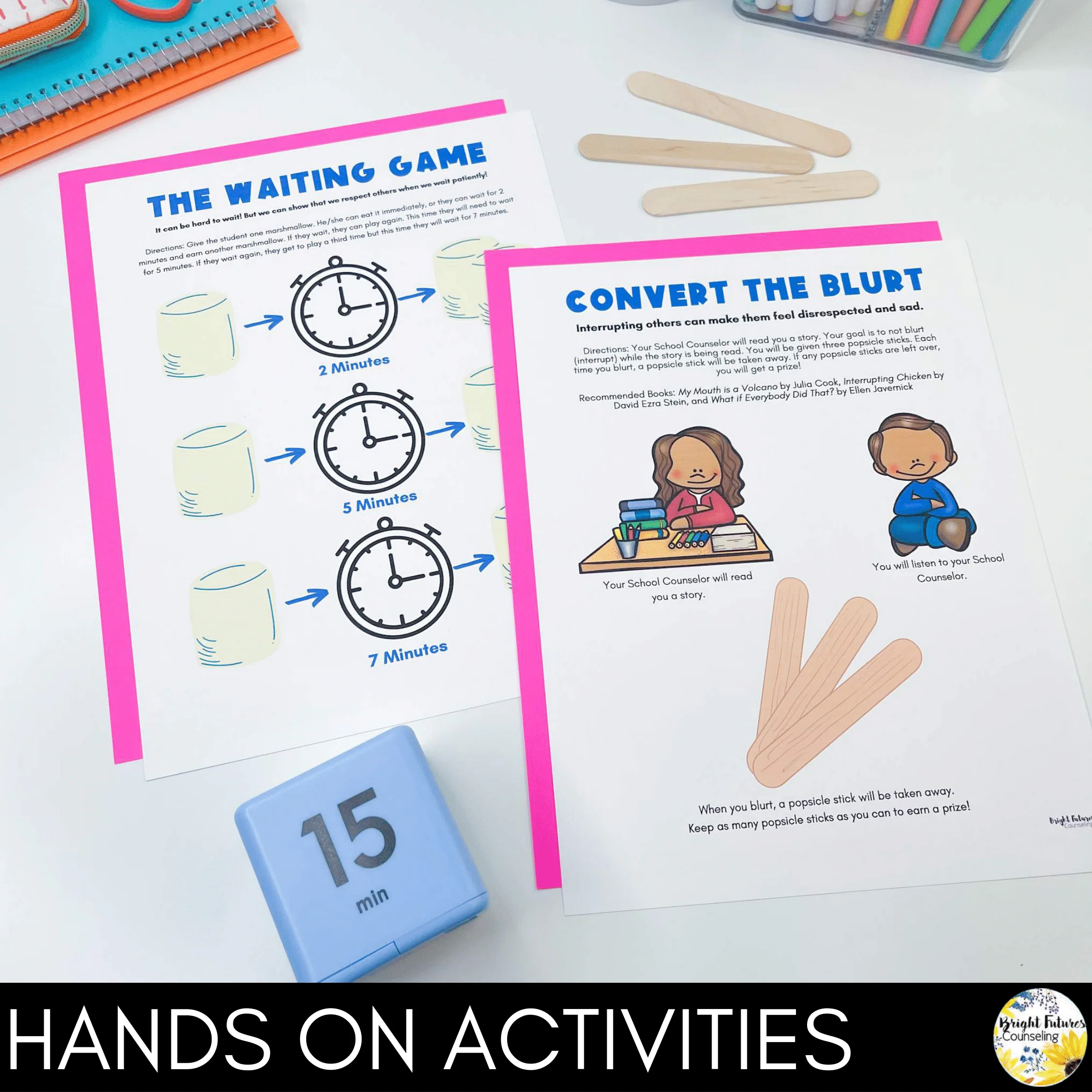 Impulse Control Hands-On Individual Counseling Lesson and Curriculum - Image 5