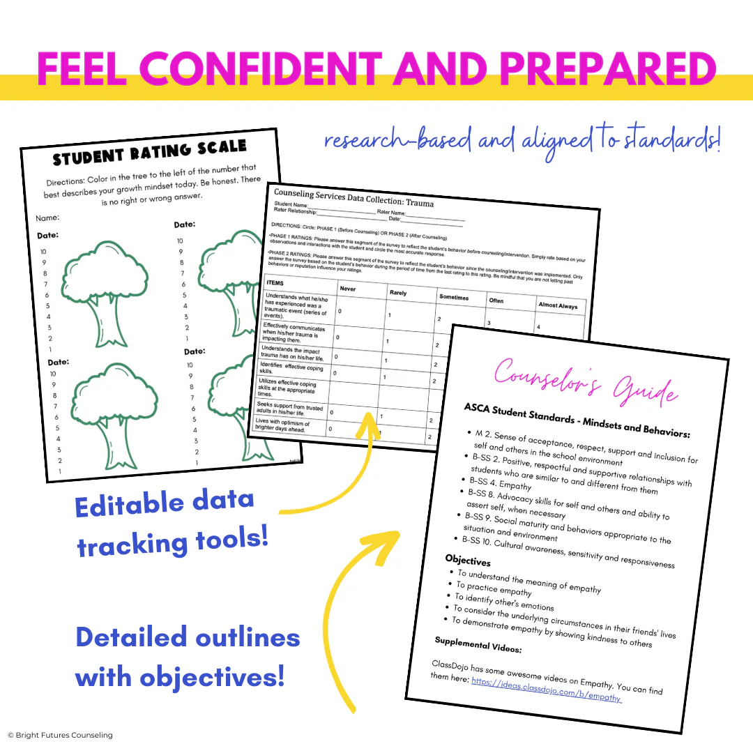 Individual Counseling Curriculum Bundle - 11 Individual Counseling Curricula - Image 6