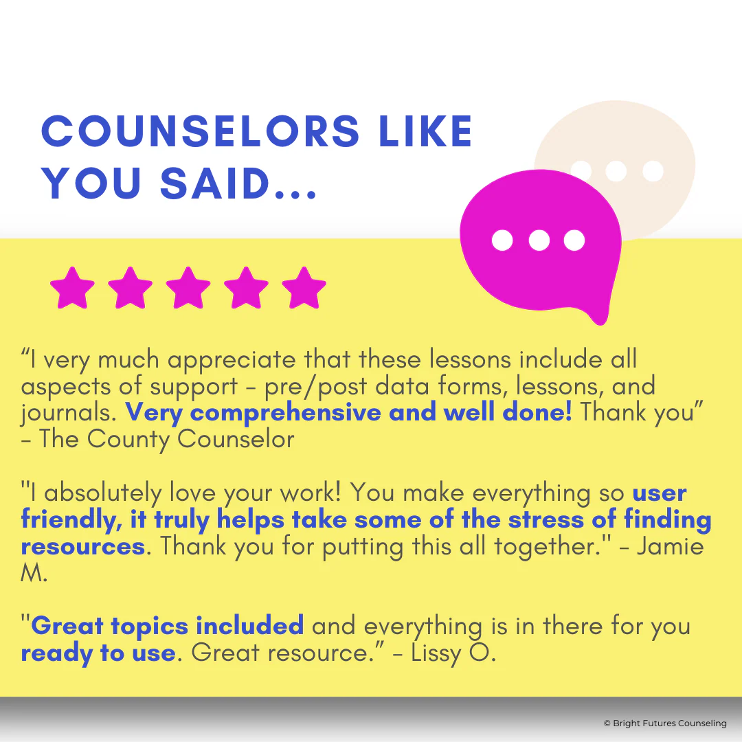 Individual Counseling Curriculum Bundle - 11 Individual Counseling Curricula - Image 7