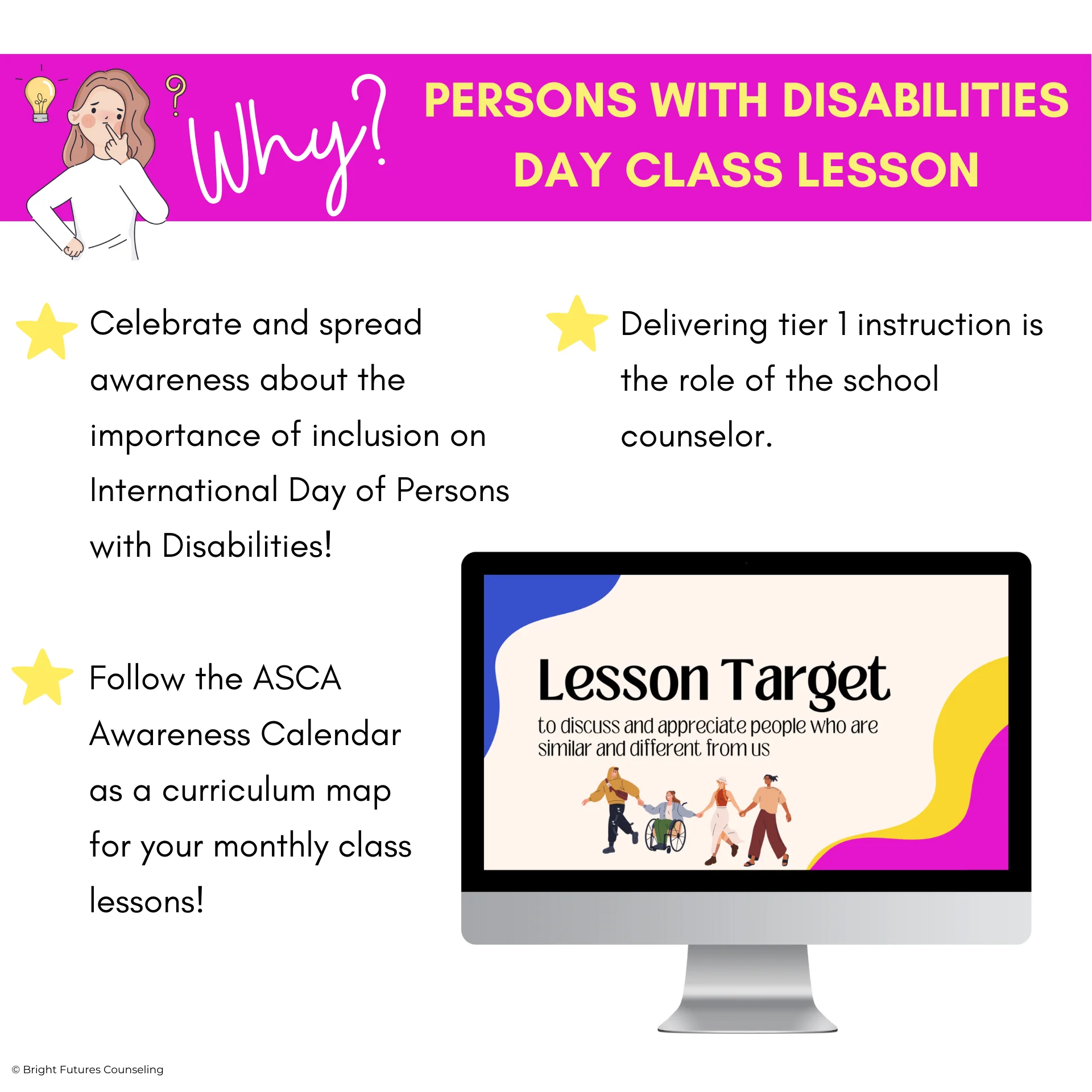 International Day of Persons with Disabilities -ASCA Awareness Counseling Lesson - Image 3
