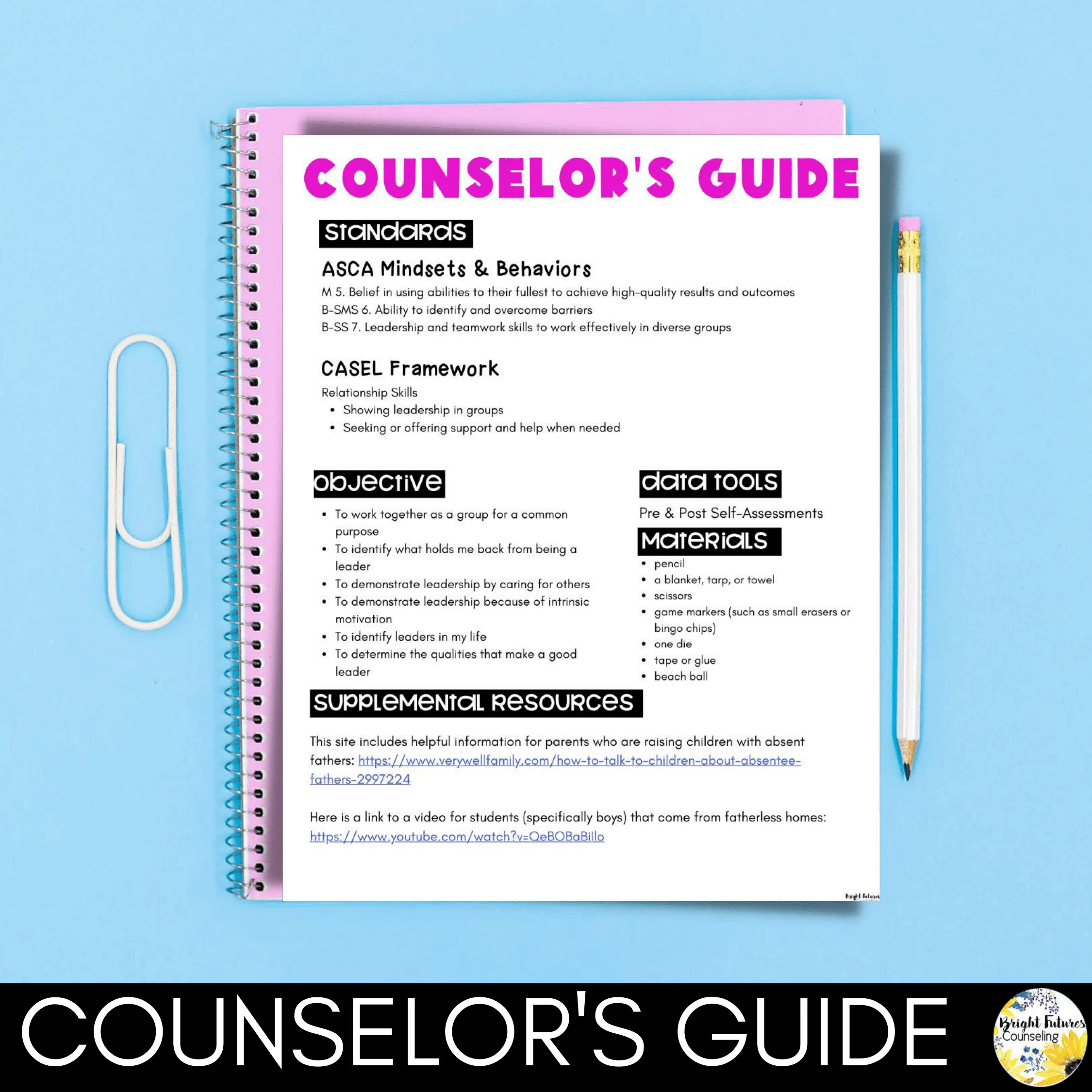 Leadership Activities - Group Counseling Lesson Plans for Middle School Students - Image 3