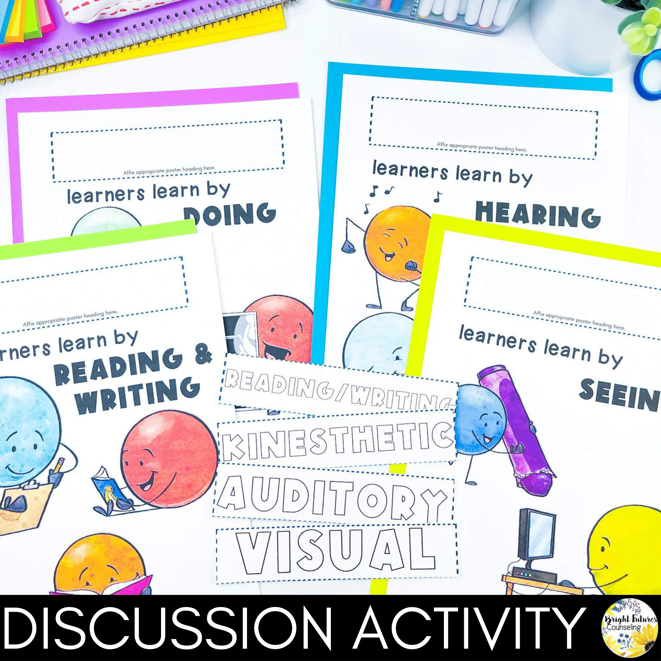 Learning Styles SEL School Counseling Lesson: Learning Style Survey & Activities - Image 5