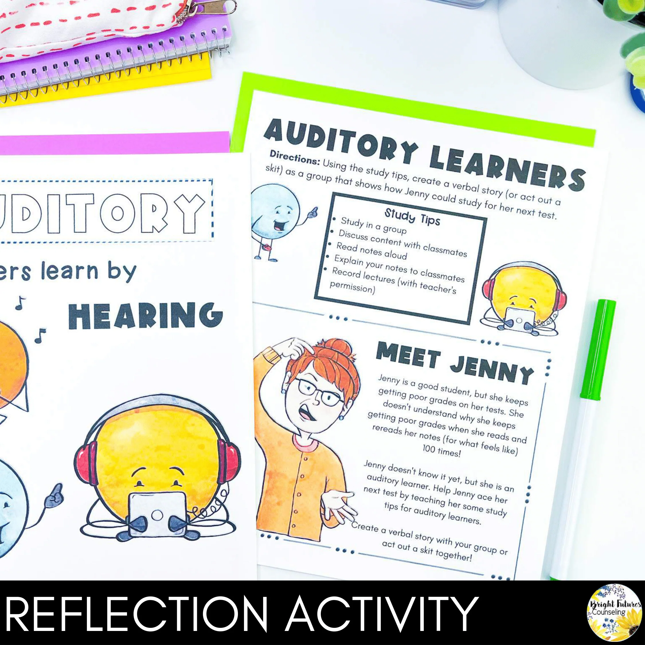 Learning Styles SEL School Counseling Lesson: Learning Style Survey & Activities - Image 8