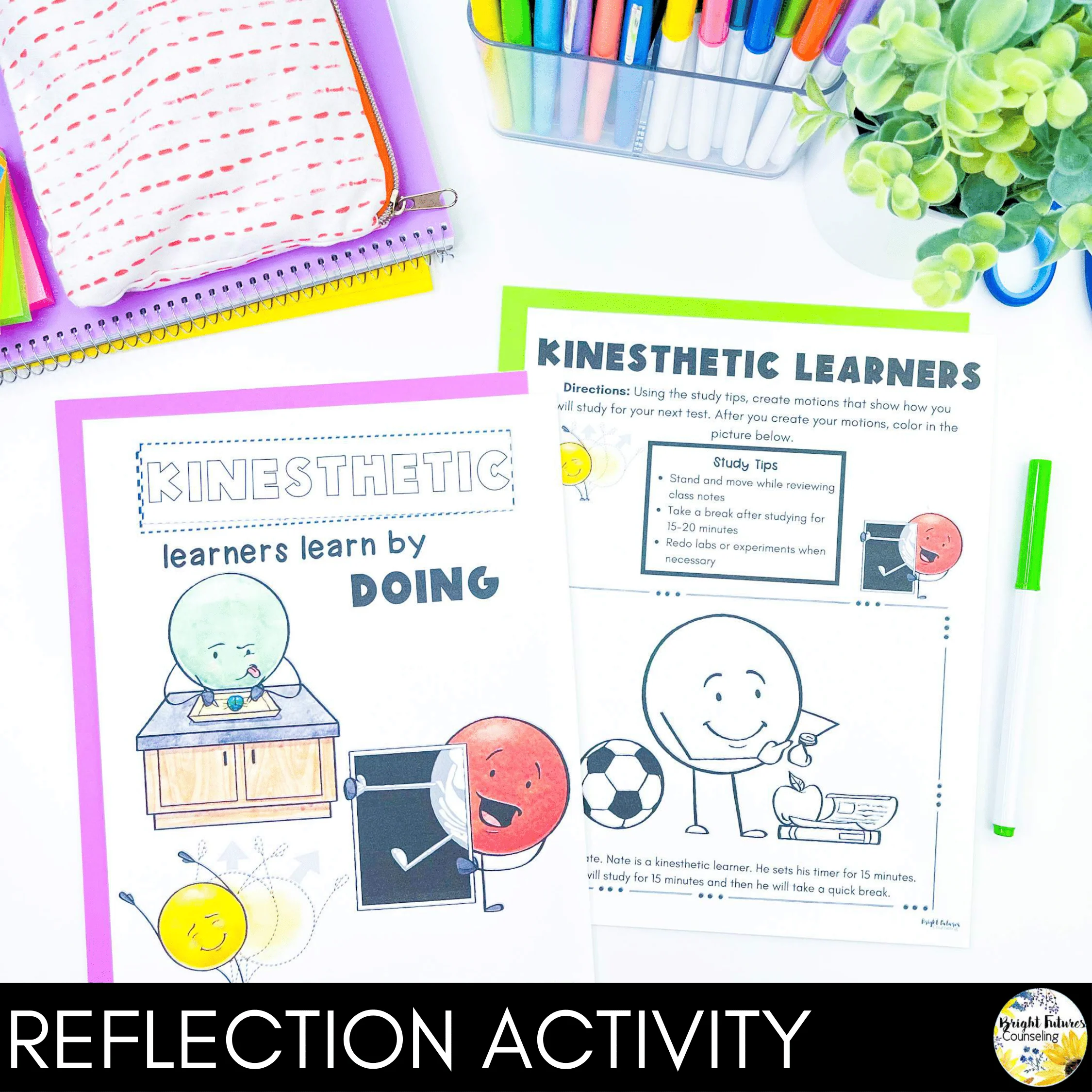 Learning Styles SEL School Counseling Lesson: Learning Style Survey & Activities - Image 9