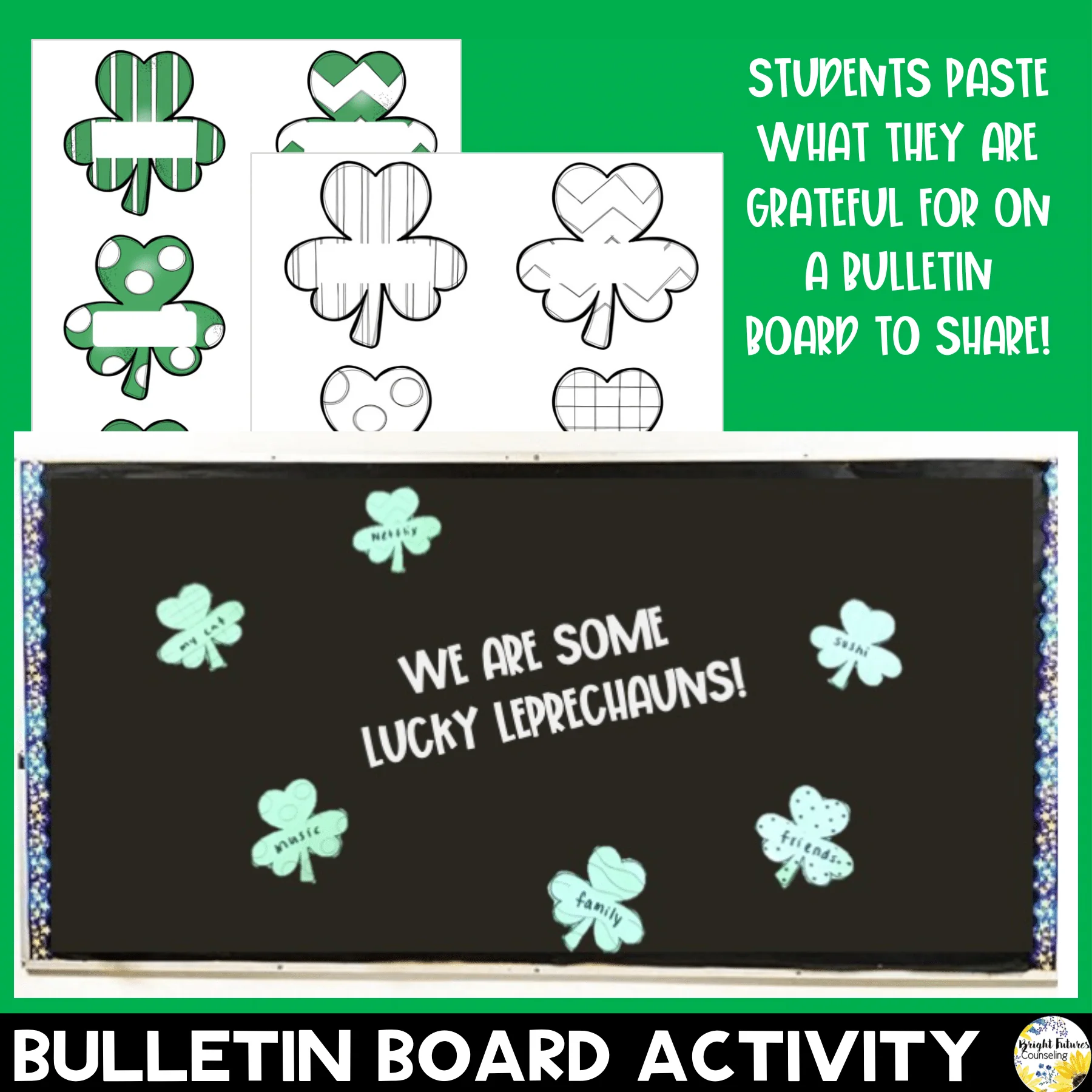 Lucky Leprechauns Gratitude Discussion Cards and Activity Pack - St. Patrick's - Image 4