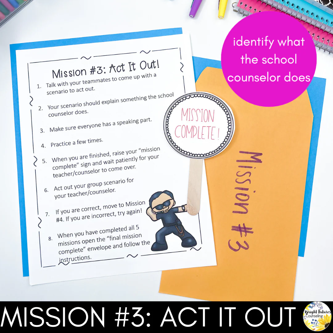 Meet The Counselor Escape Room Guidance Lesson - Mission Meet The Counselor - Image 10
