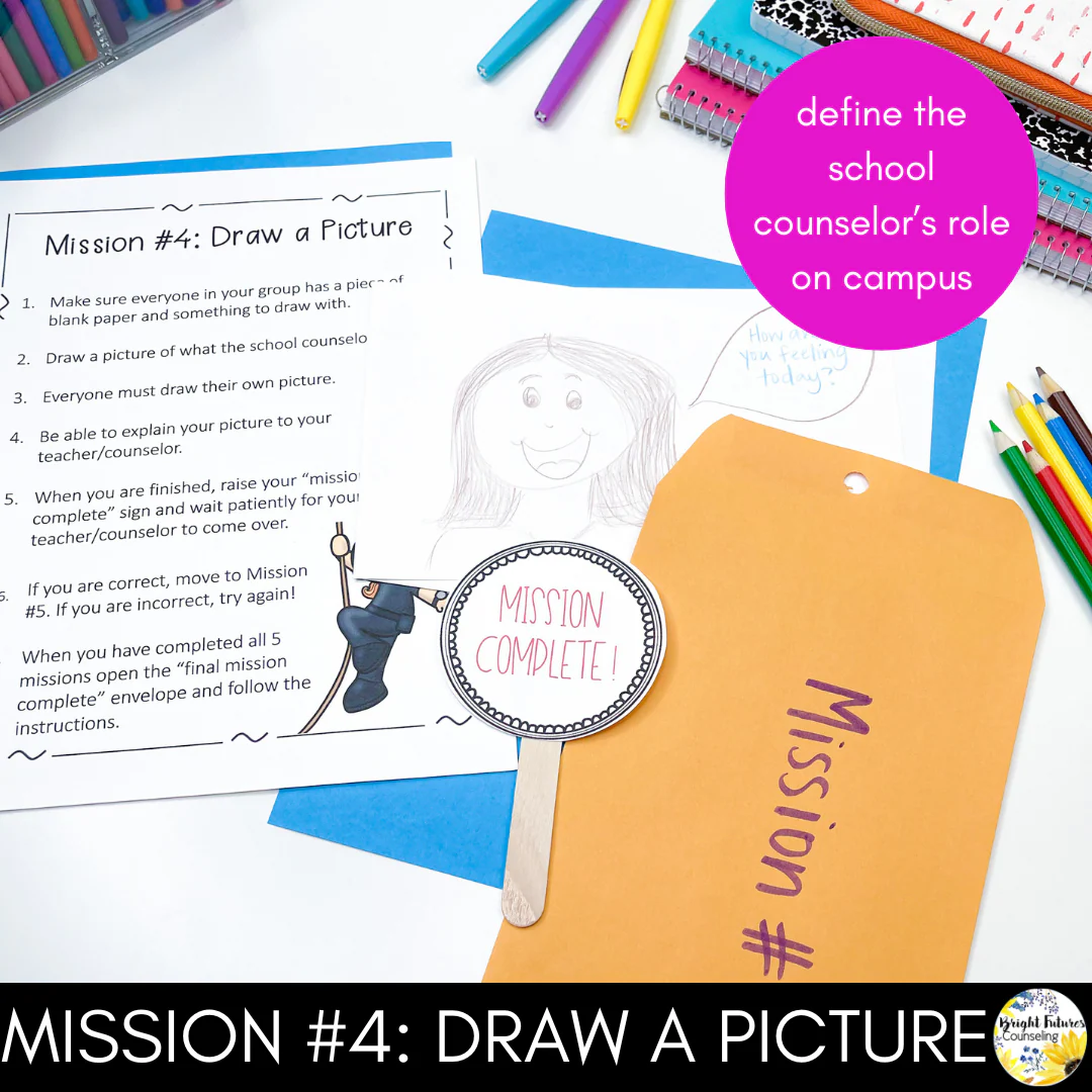 Meet The Counselor Escape Room Guidance Lesson - Mission Meet The Counselor - Image 11