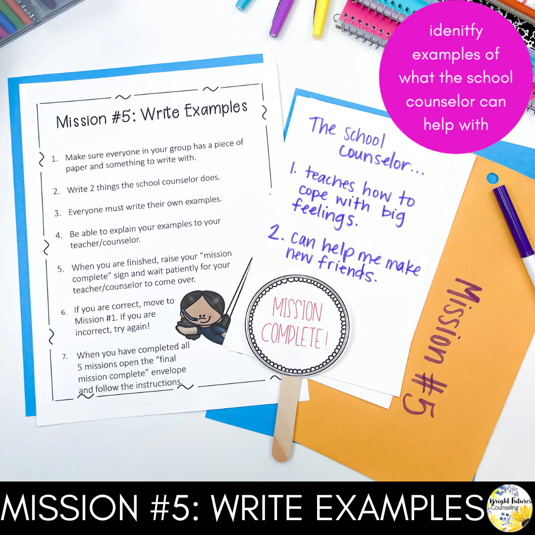 Meet The Counselor Escape Room Guidance Lesson - Mission Meet The Counselor - Image 12