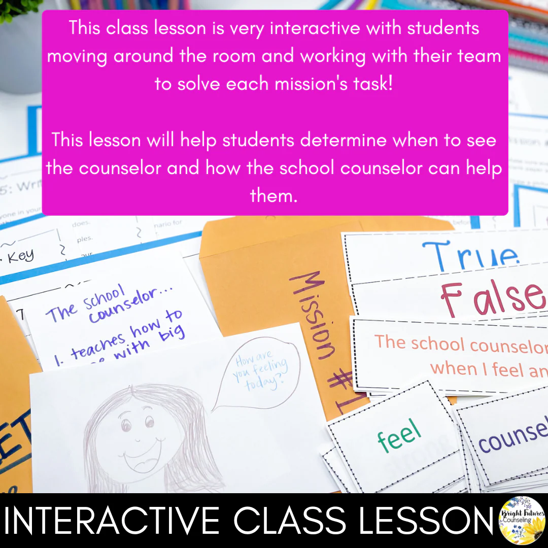 Meet The Counselor Escape Room Guidance Lesson - Mission Meet The Counselor - Image 7