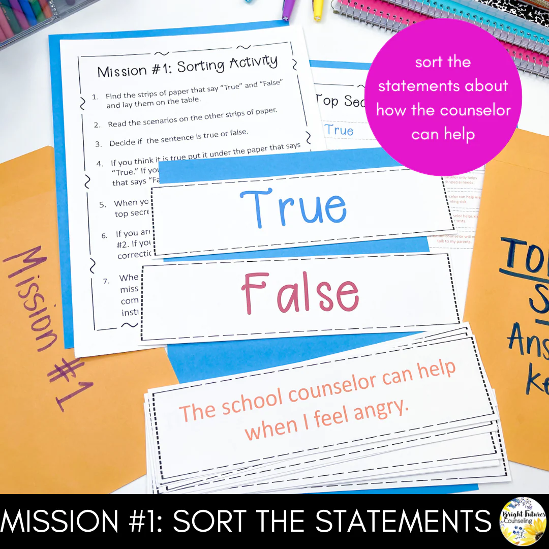 Meet The Counselor Escape Room Guidance Lesson - Mission Meet The Counselor - Image 8