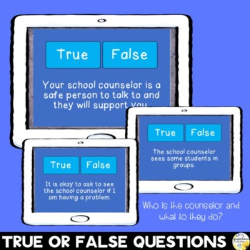 Meet the Counselor Game Show BOOM CARDS - Digital School Counseling Game - Image 3
