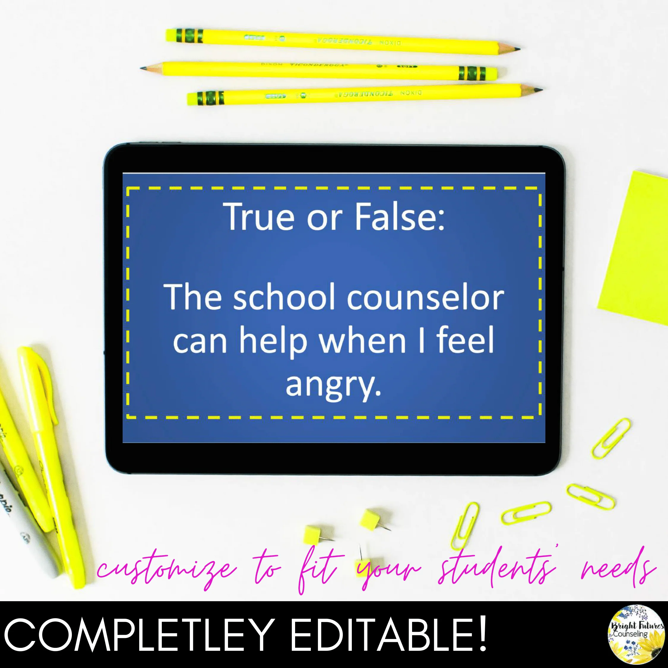 Meet the School Counselor Game Show - Meet the Counselor Template Editable Intro - Image 4