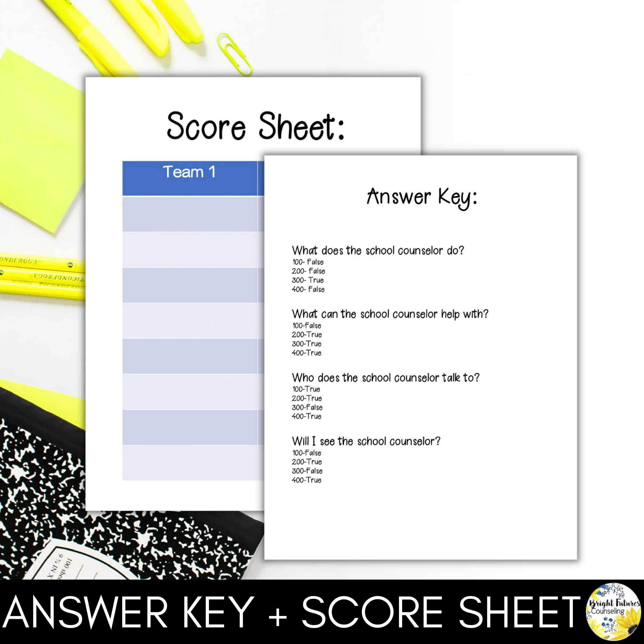 Meet the School Counselor Game Show - Meet the Counselor Template Editable Intro - Image 9