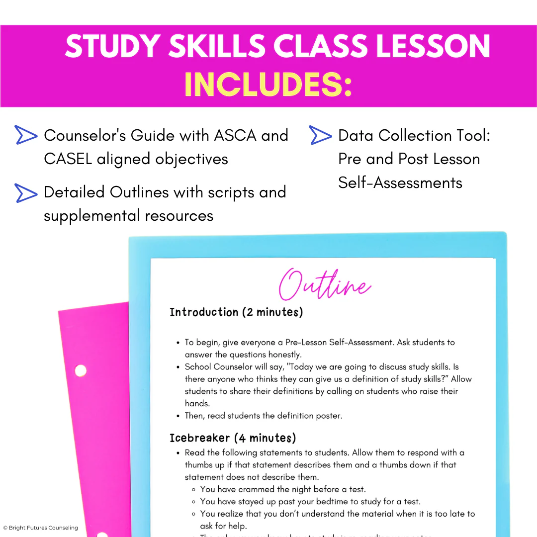 Middle School Study Skills Lesson - Study Skills Activities for Middle Schoolers - Image 4