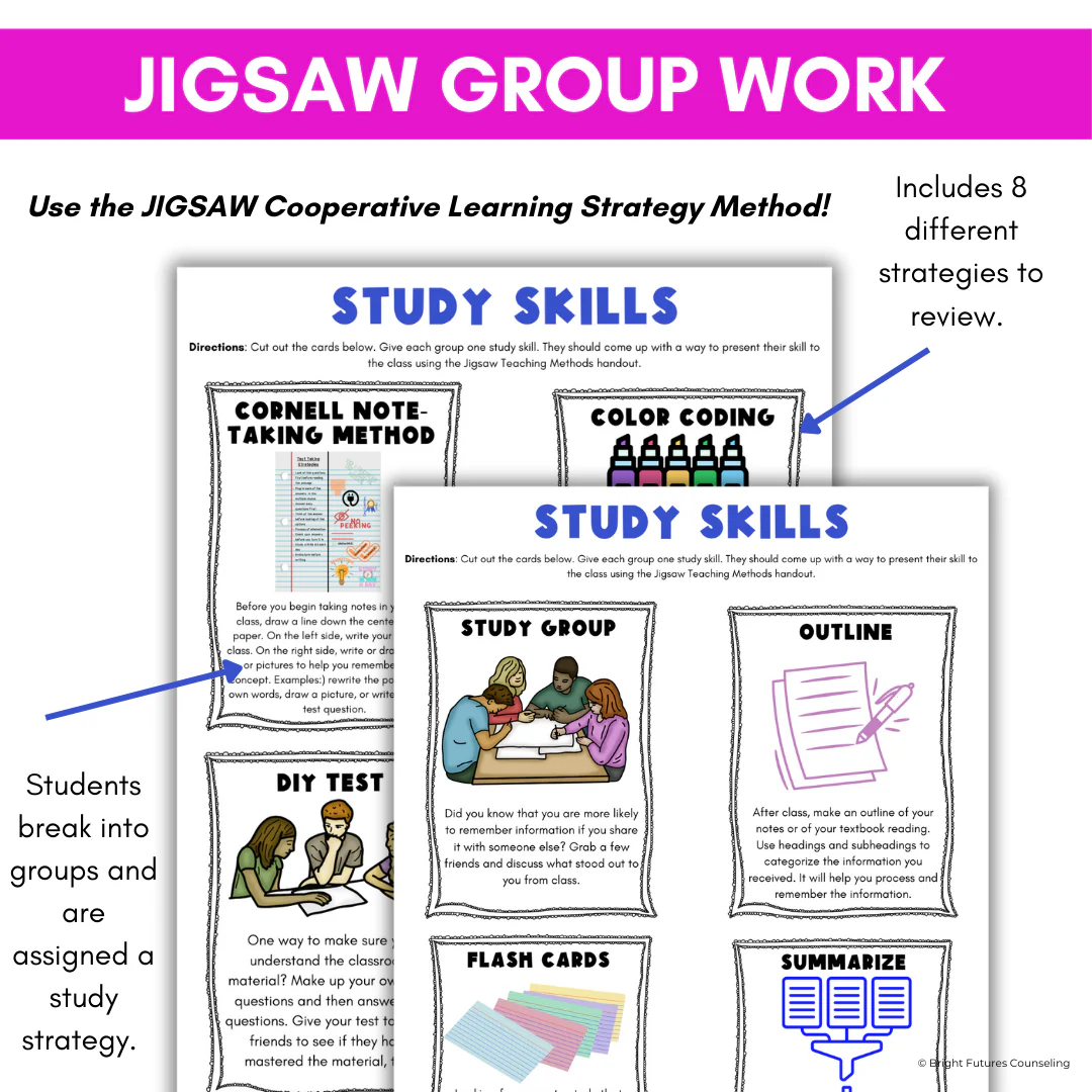 Middle School Study Skills Lesson - Study Skills Activities for Middle Schoolers - Image 9