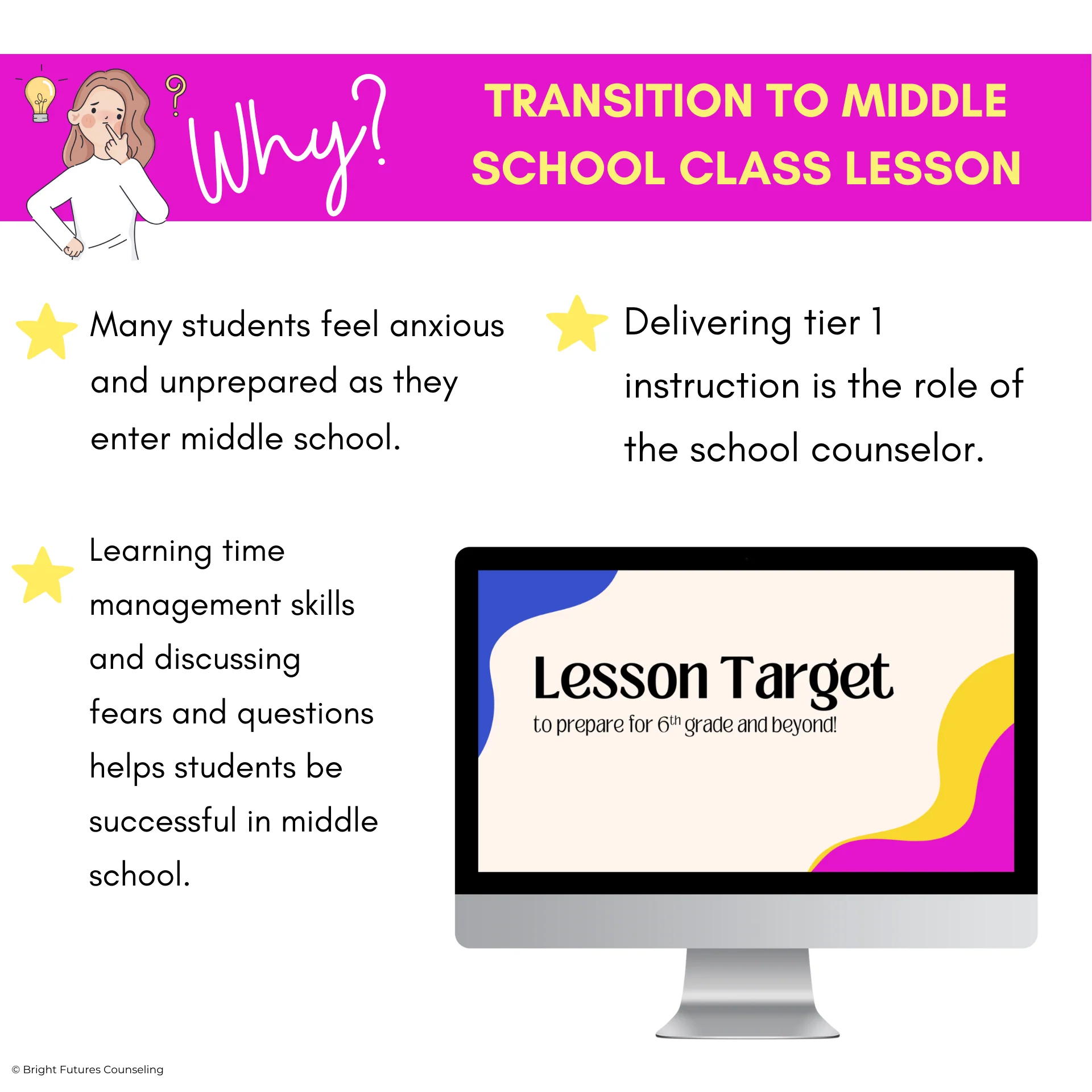Middle School Transition Lesson-5th Grade Transition to Middle School Activities - Image 3