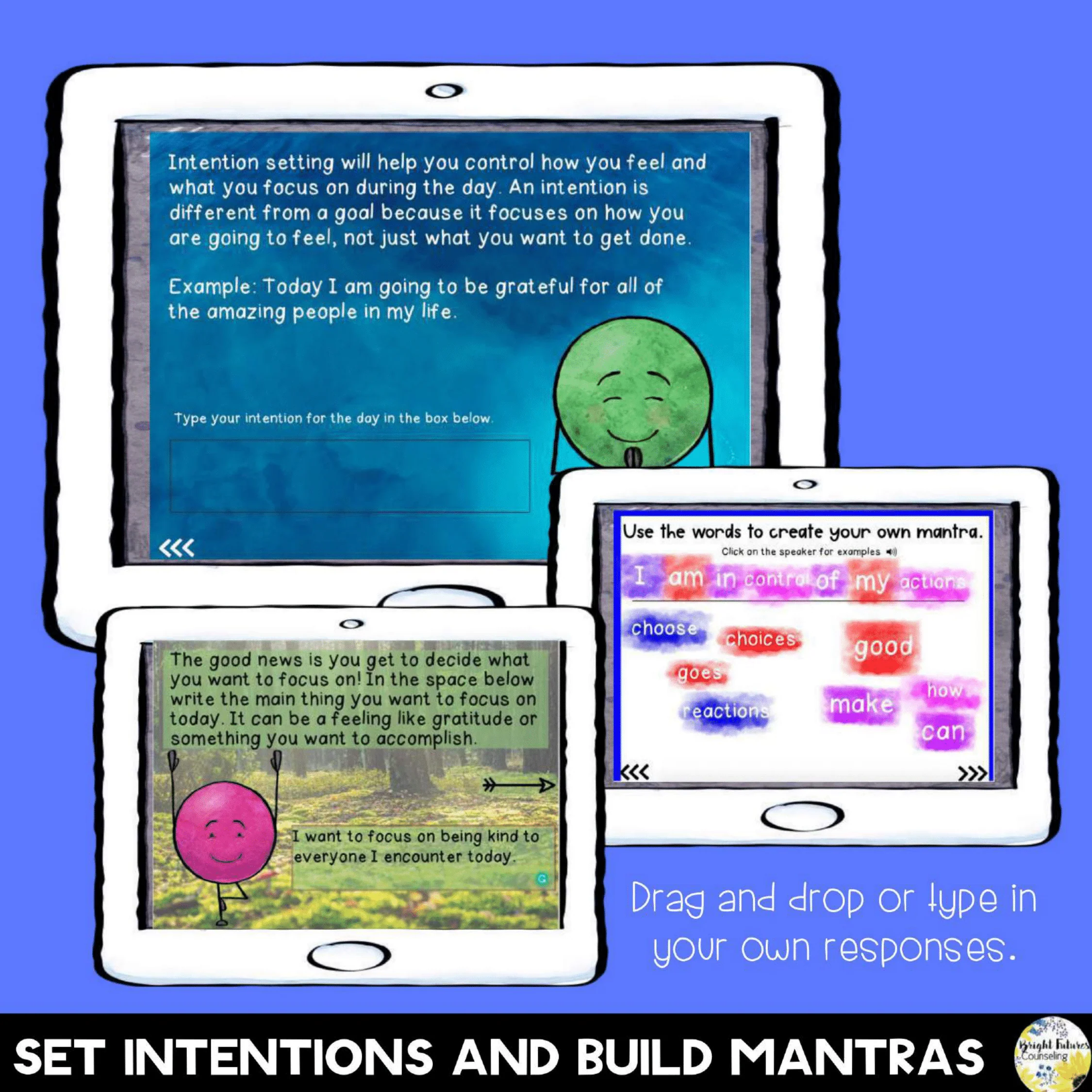 Mindfulness Morning Routine BOOM CARDS Digital Activity - Image 4