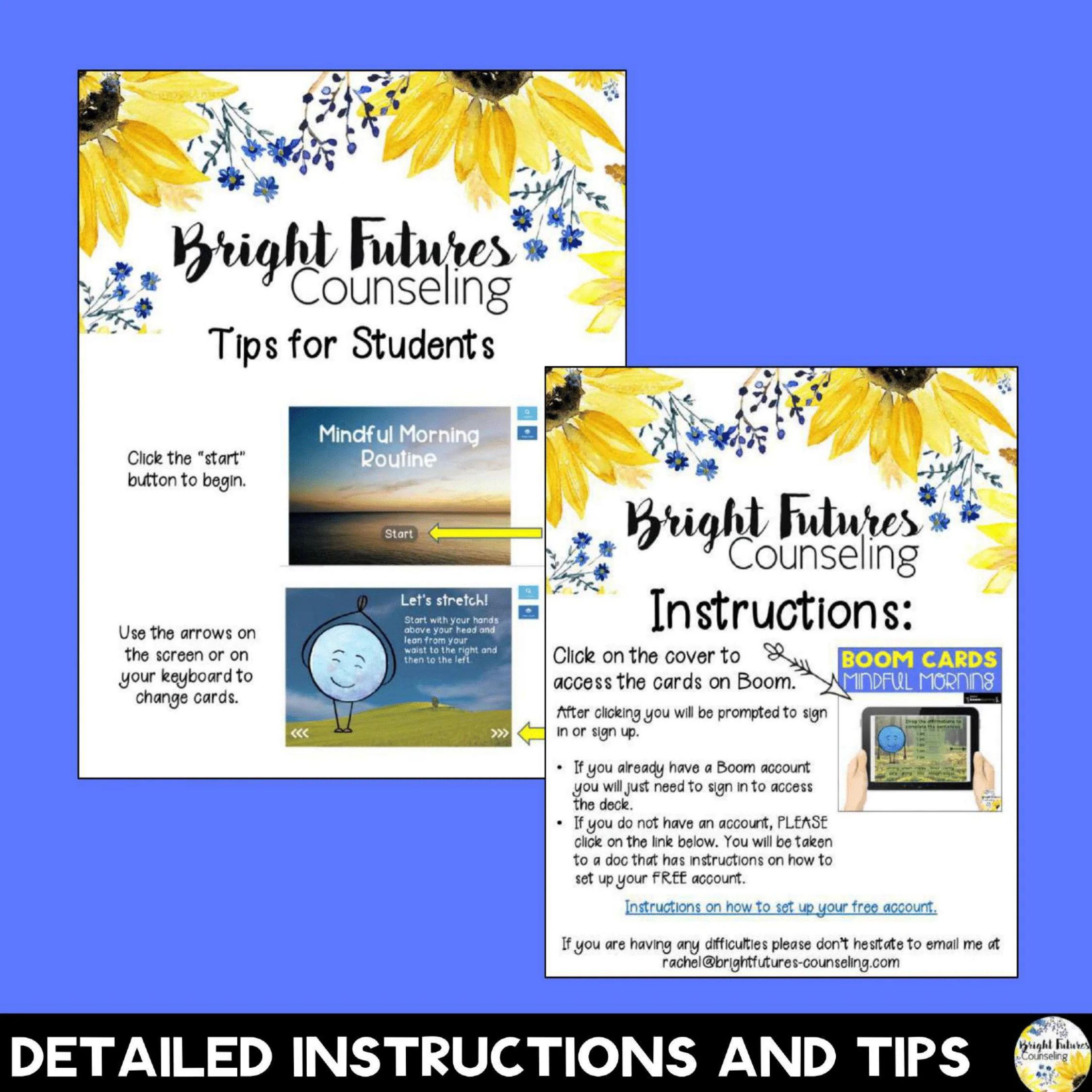 Mindfulness Morning Routine BOOM CARDS Digital Activity - Image 9